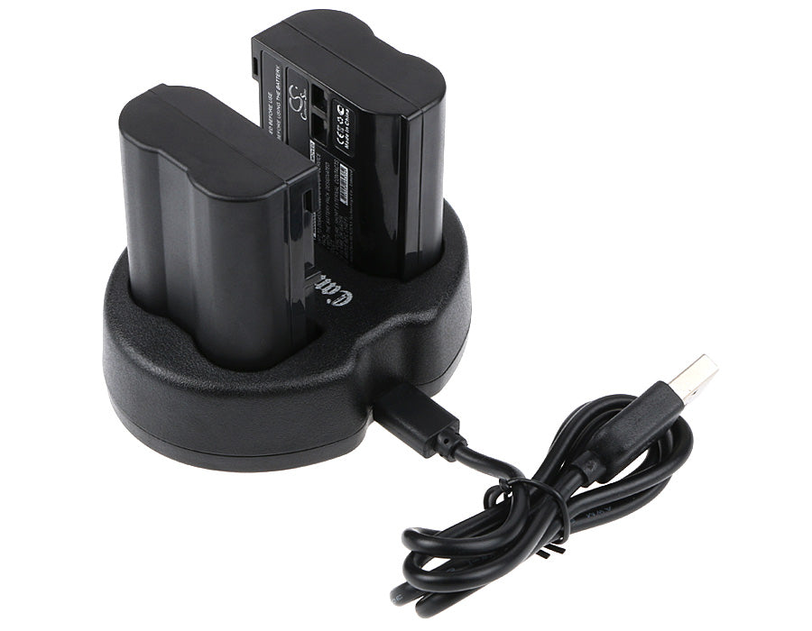 Nikon Battery and USB Cable Set - Compatible with 1 V1, D7000, and More (CS-ENEL15MX x2, DF-ENEL15UH x1) Cosmetic Mirror Cameron Sino Technology Limited