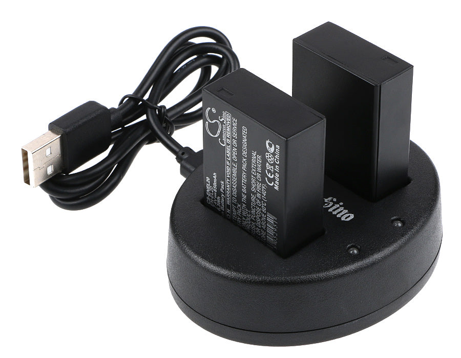 Nikon 1 Camera Battery Kit - 2 CS-ENEL20 Batteries, 1 DF-ENEL20UH, USB Cable Cosmetic Mirror Cameron Sino Technology Limited