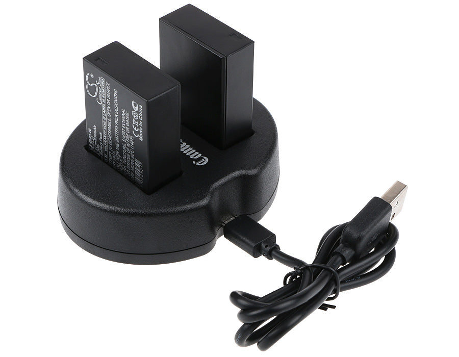 Nikon 1 Camera Battery Kit - 2 CS-ENEL20 Batteries, 1 DF-ENEL20UH, USB Cable Cosmetic Mirror Cameron Sino Technology Limited