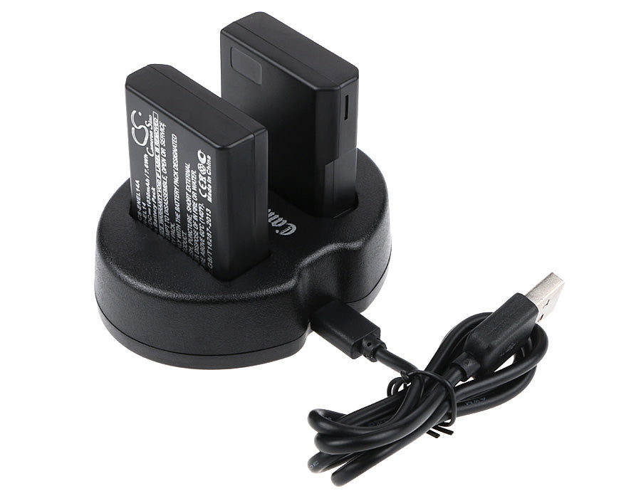 Nikon Coolpix Compatible Battery and USB Charging Set - Includes 2 CS-ENEL14A, 1 DF-ENEL14UH, and USB Cable Cosmetic Mirror Cameron Sino Technology Limited
