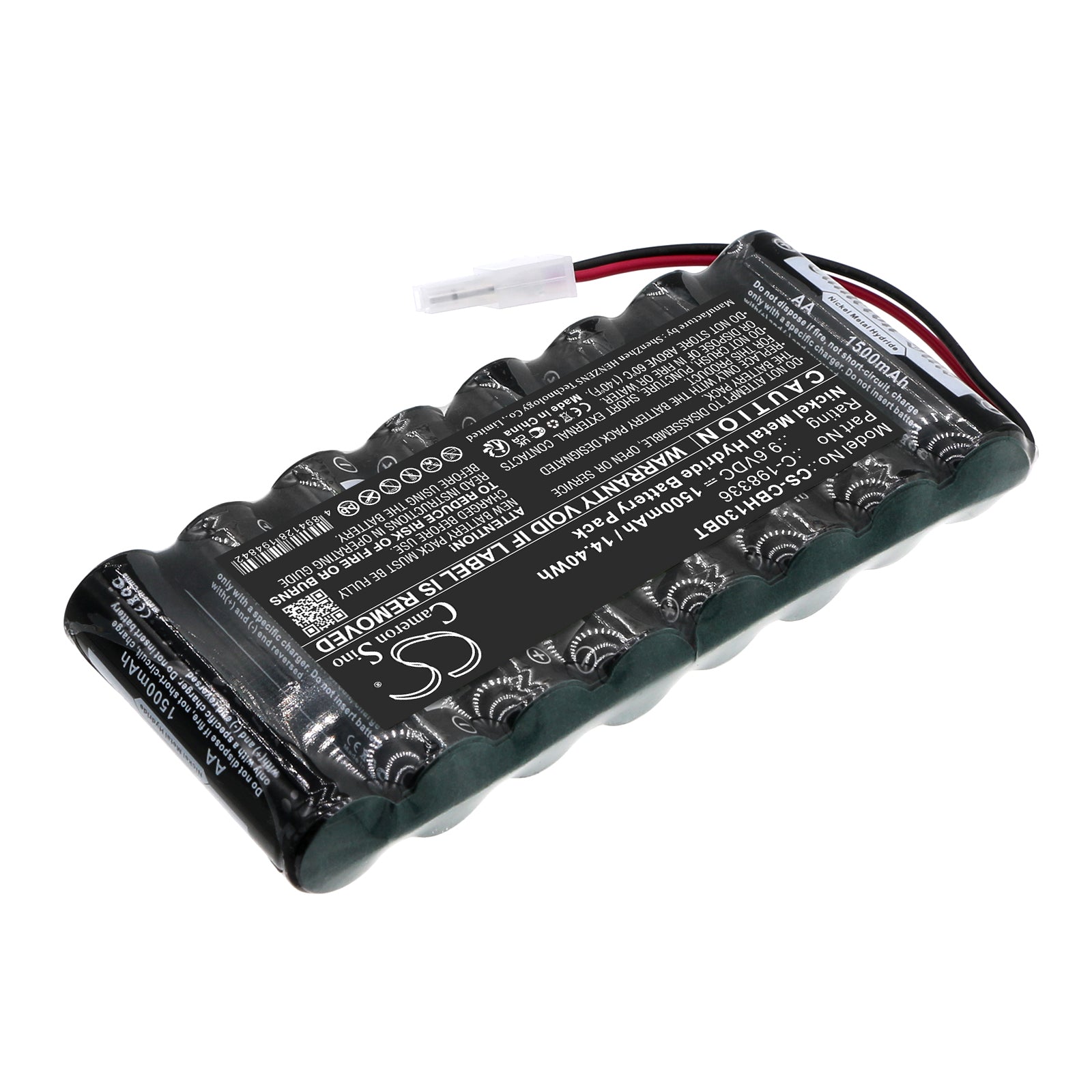 Ni-MH, Alarm System Battery fits Cobham Alarm, Hto-aa1.3", 9.6V, 1500mAh Alarm System Cameron Sino Technology Limited