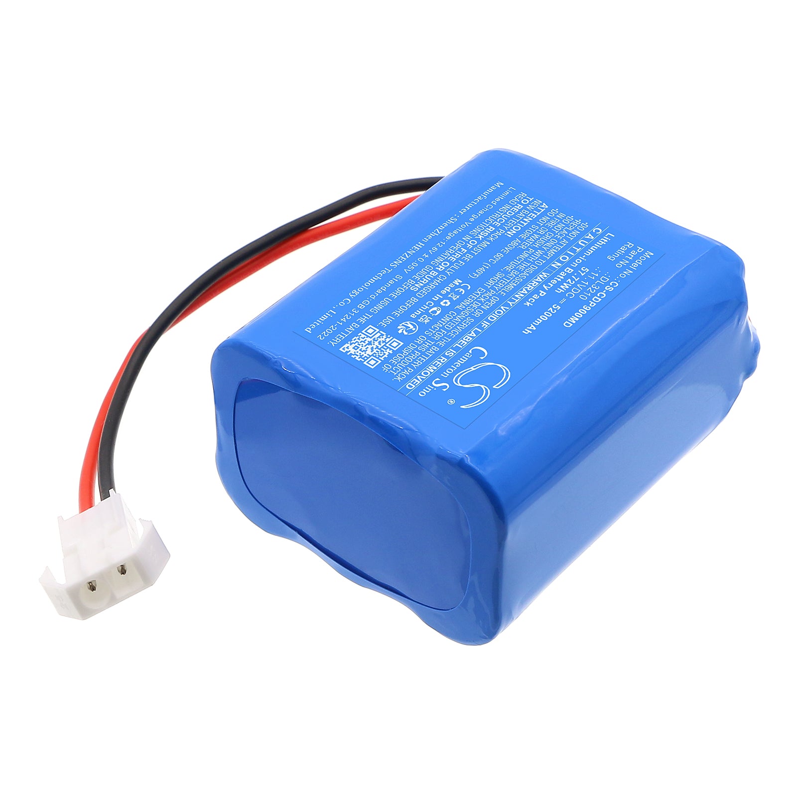 11.1V, Li-ion, 5200mAh, Battery fits Creative PC-900 Pro, UP-7000, 57.72Wh Medical Cameron Sino Technology Limited