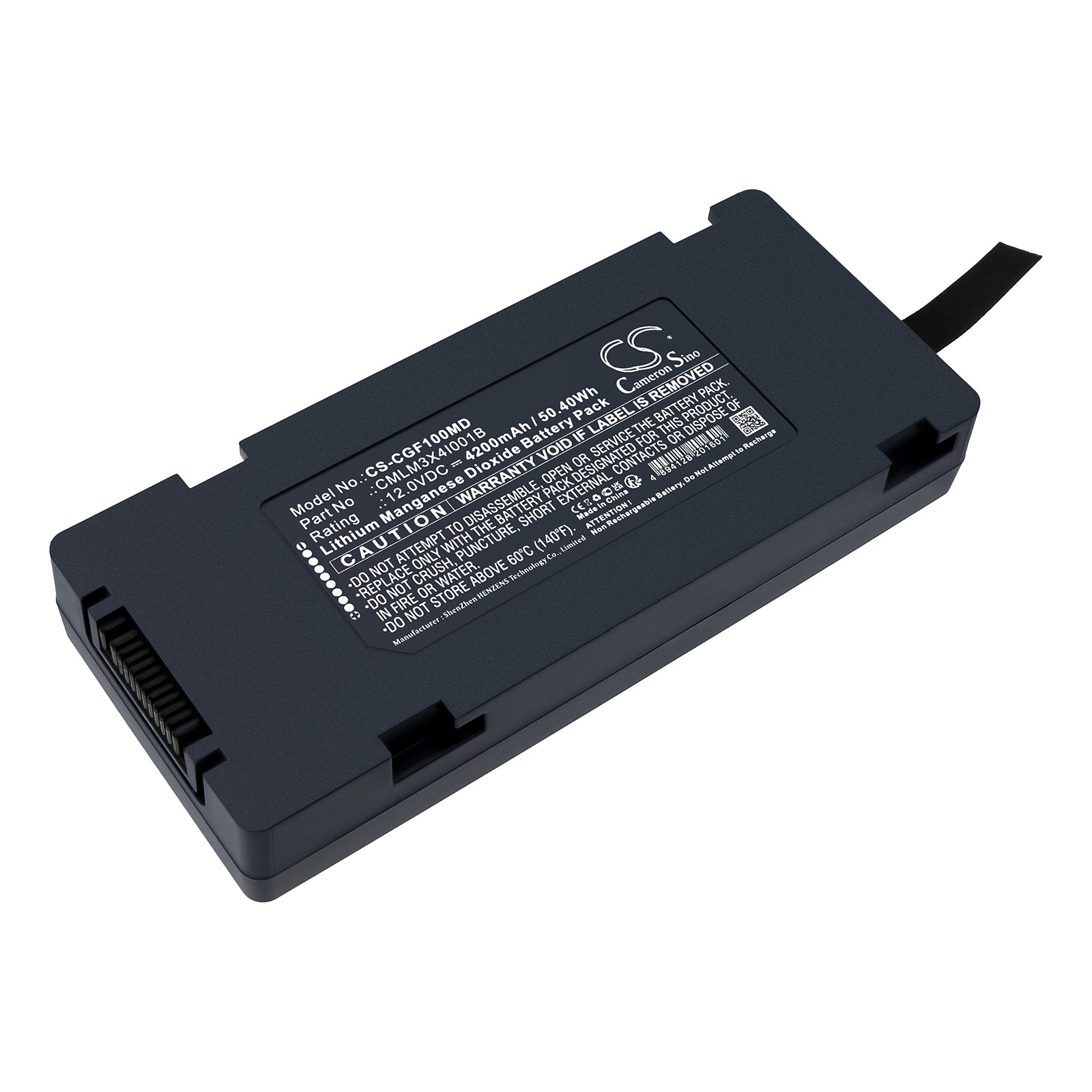 Li-MnO2, Medical Battery fits Comen F1 Fully Automatic, F2 Fully Automatic, 12.0V, 4200mAh Medical Cameron Sino Technology Limited