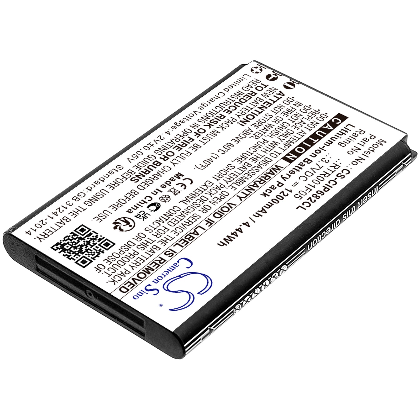 Li-ion, Cordless Phone Battery fits Cisco Cp6825-3pc-k9, Ip Dect 6800, 3.7V, 1200mAh Cordless Phone Cameron Sino Technology Limited