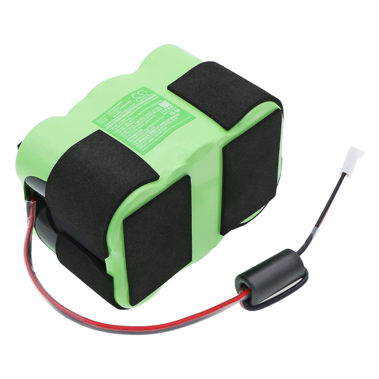 7.2V, Ni-CD, 5500mAh, Battery fits Critikon Oxyshuttle Pulse Oximeter II, 39.6Wh Medical Cameron Sino Technology Limited