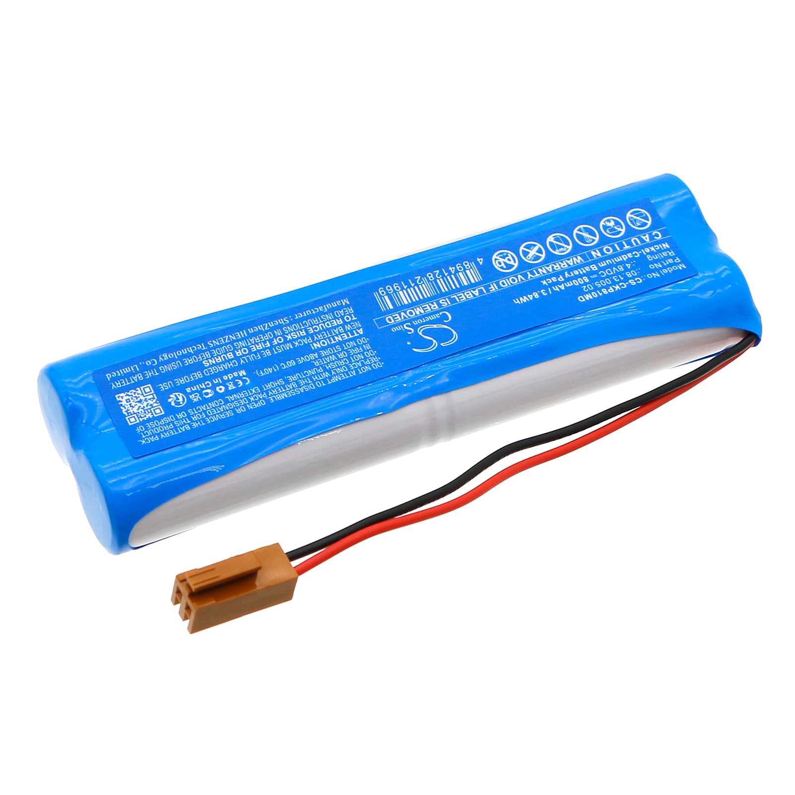 4.8V, Ni-CD, 800mAh, Battery fits Critikon P81, 3.84Wh Medical Cameron Sino Technology Limited