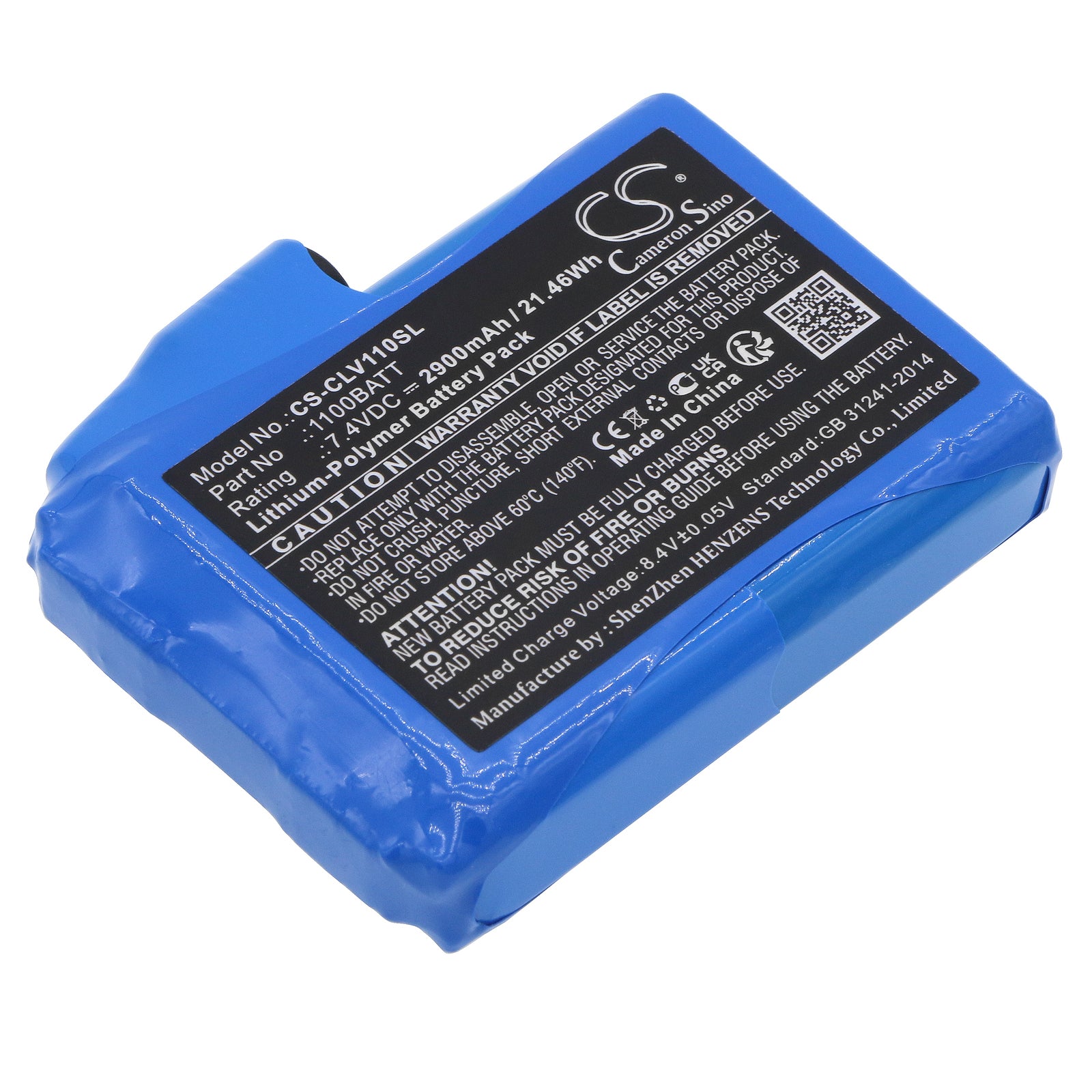 Li-Polymer, Heated Clothes Battery fits Clover Heated Glove, 7.4V, 2900mAh Heated Clothes Cameron Sino Technology Limited