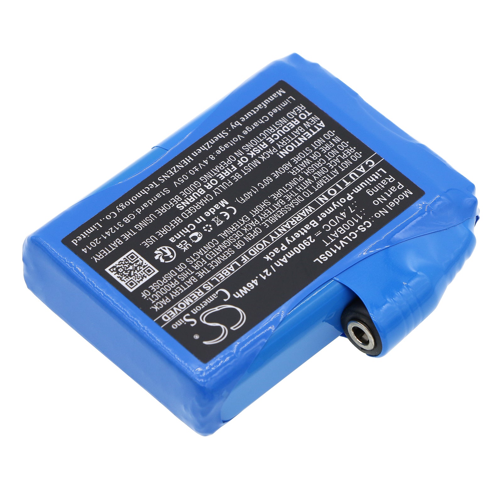 Li-Polymer, Heated Clothes Battery fits Clover Heated Glove, 7.4V, 2900mAh Heated Clothes Cameron Sino Technology Limited