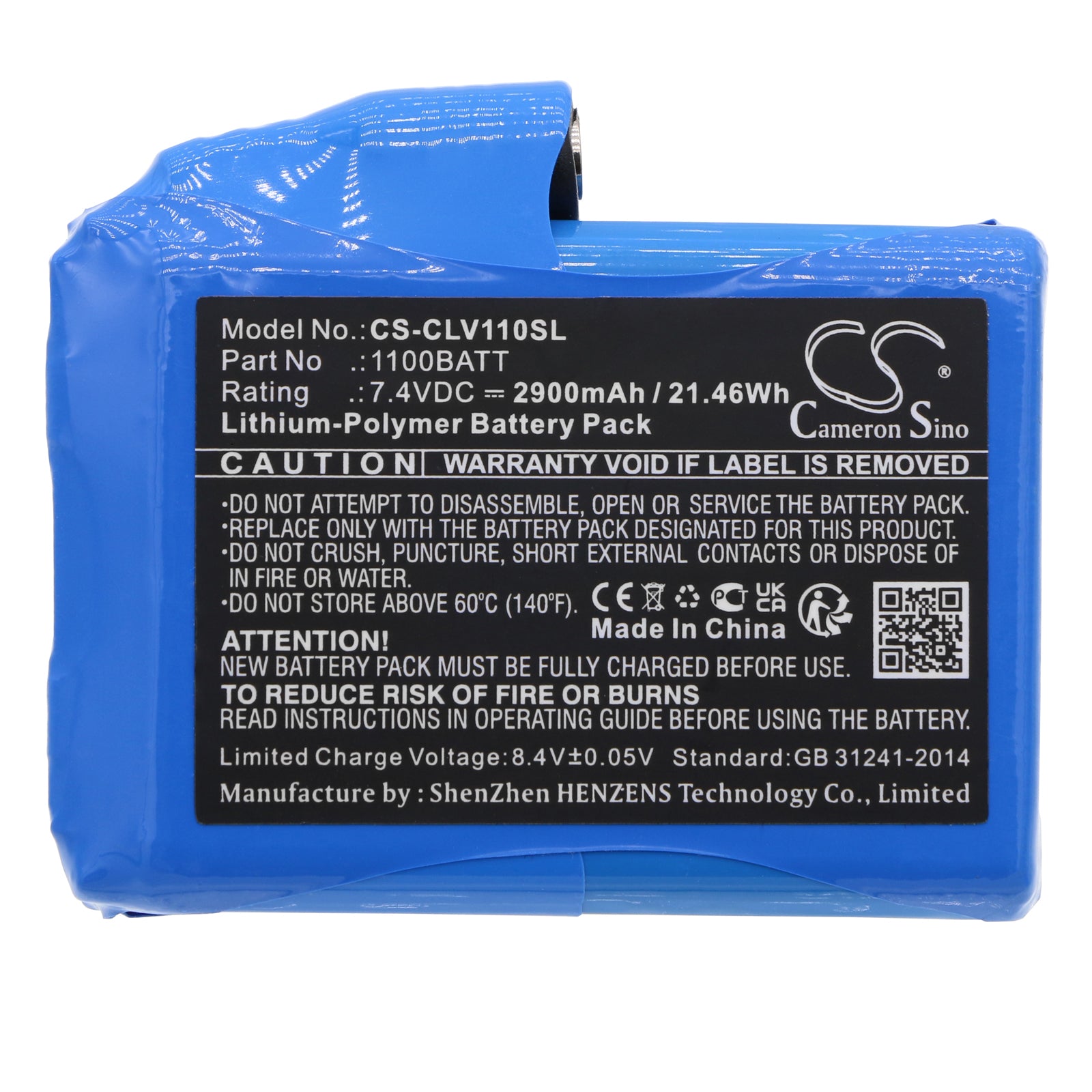 Li-Polymer, Heated Clothes Battery fits Clover Heated Glove, 7.4V, 2900mAh Heated Clothes Cameron Sino Technology Limited