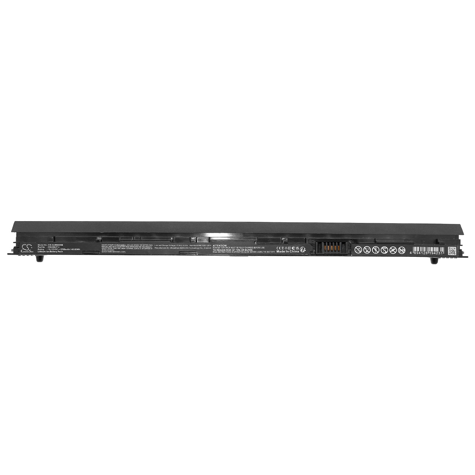 Li-ion, Notebook, Laptop Battery fits Schenker S405, Clevo W840au, 15.12V, 2700mAh Notebook, Laptop Cameron Sino Technology Limited