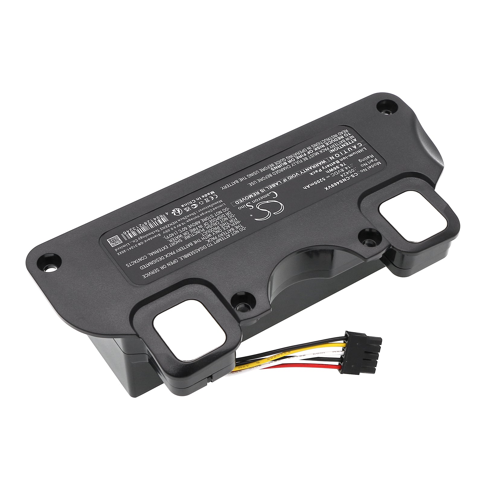 14.8V, Li-ion, 5200mAh, Battery fits Cecotec Conga 4090, Conga 4490, 76.96Wh Vacuum Cameron Sino Technology Limited