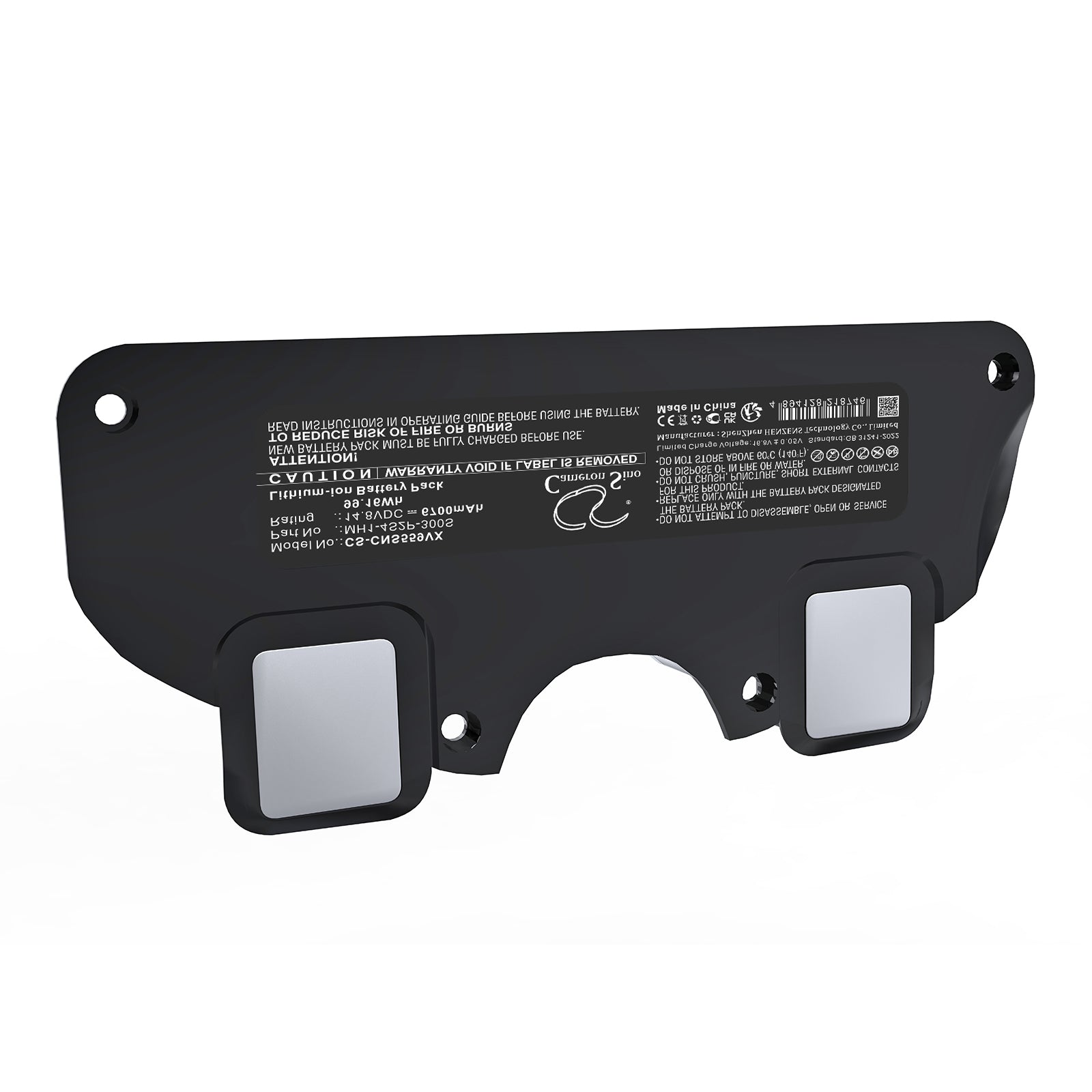 14.8V, Li-ion, 6700mAh, Battery fits Cecotec Conga 5090, Conga 5490, 99.16Wh Vacuum Cameron Sino Technology Limited