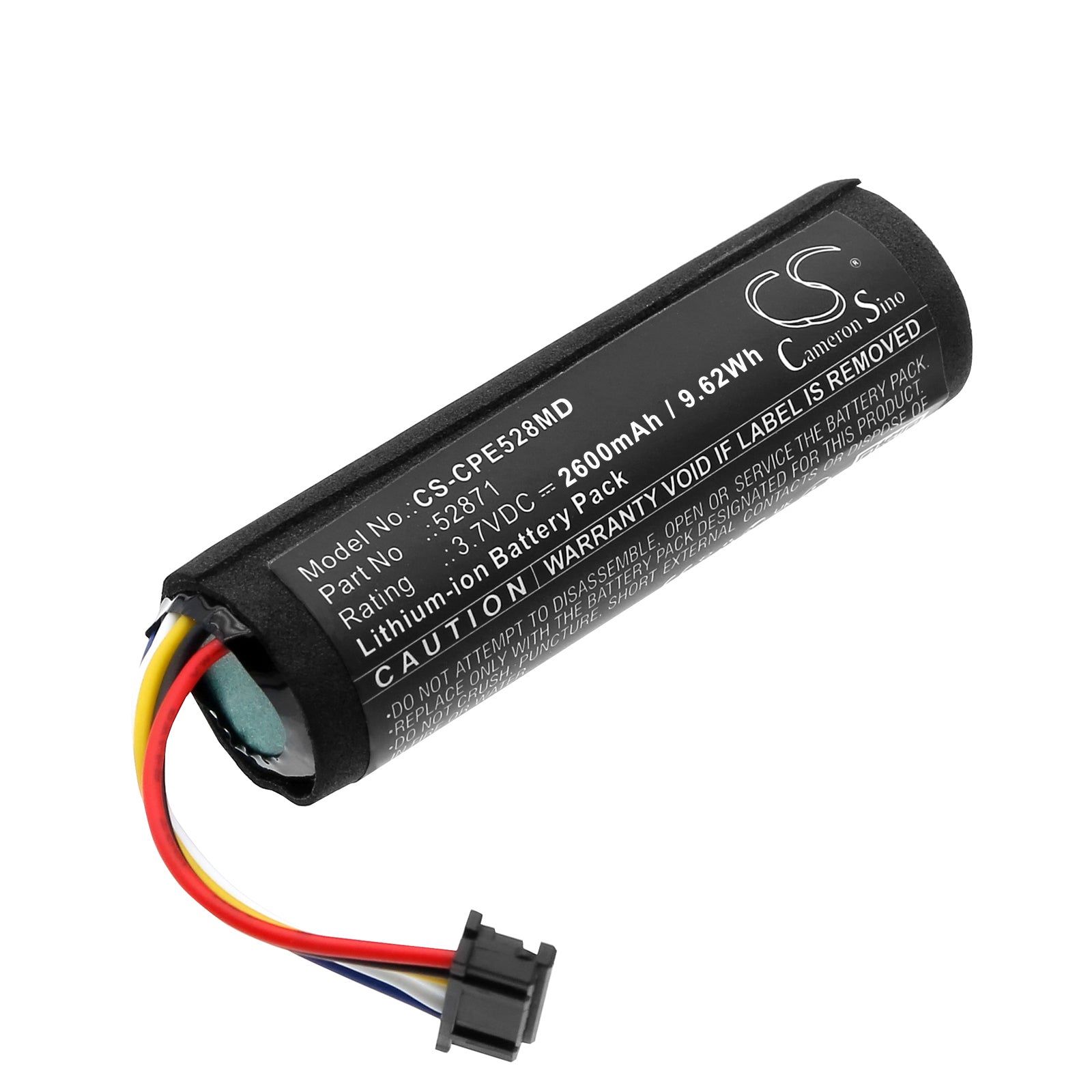 3.7V, Li-ion, 2600mAh, Battery fits Compat Ella 12272020, feeding pump, 9.62Wh Medical Cameron Sino Technology Limited