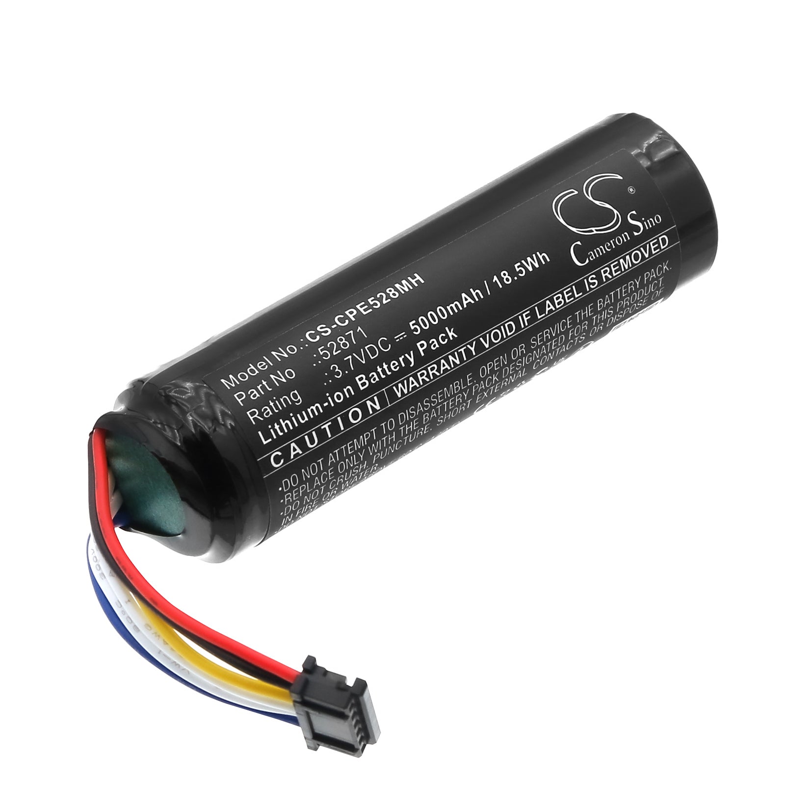3.7V, Li-ion, 5000mAh, Battery fits Compat Ella 12272020, feeding pump, 18.5Wh Medical Cameron Sino Technology Limited