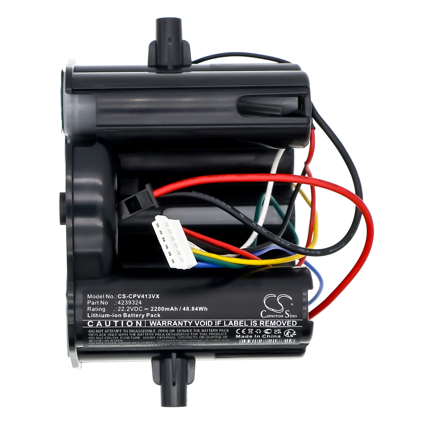 22.2V, Li-ion, 2200mAh, Battery fits Concept VP4136 2in1(6 pin), 48.84Wh Vacuum Cameron Sino Technology Limited