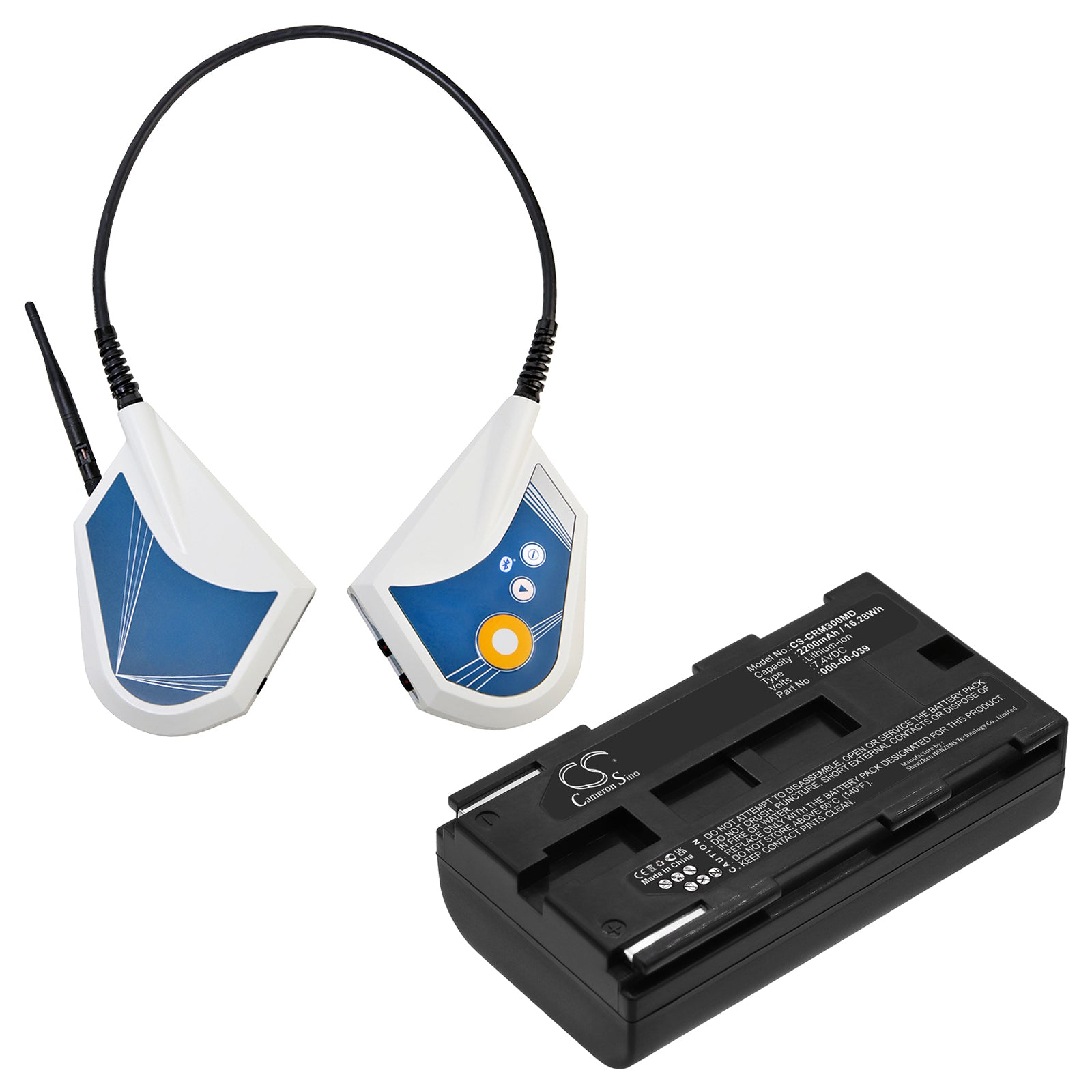 Li-ion, Medical Battery fits Cortex Metamax 3b, 7.4V, 2200mAh Medical Cameron Sino Technology Limited