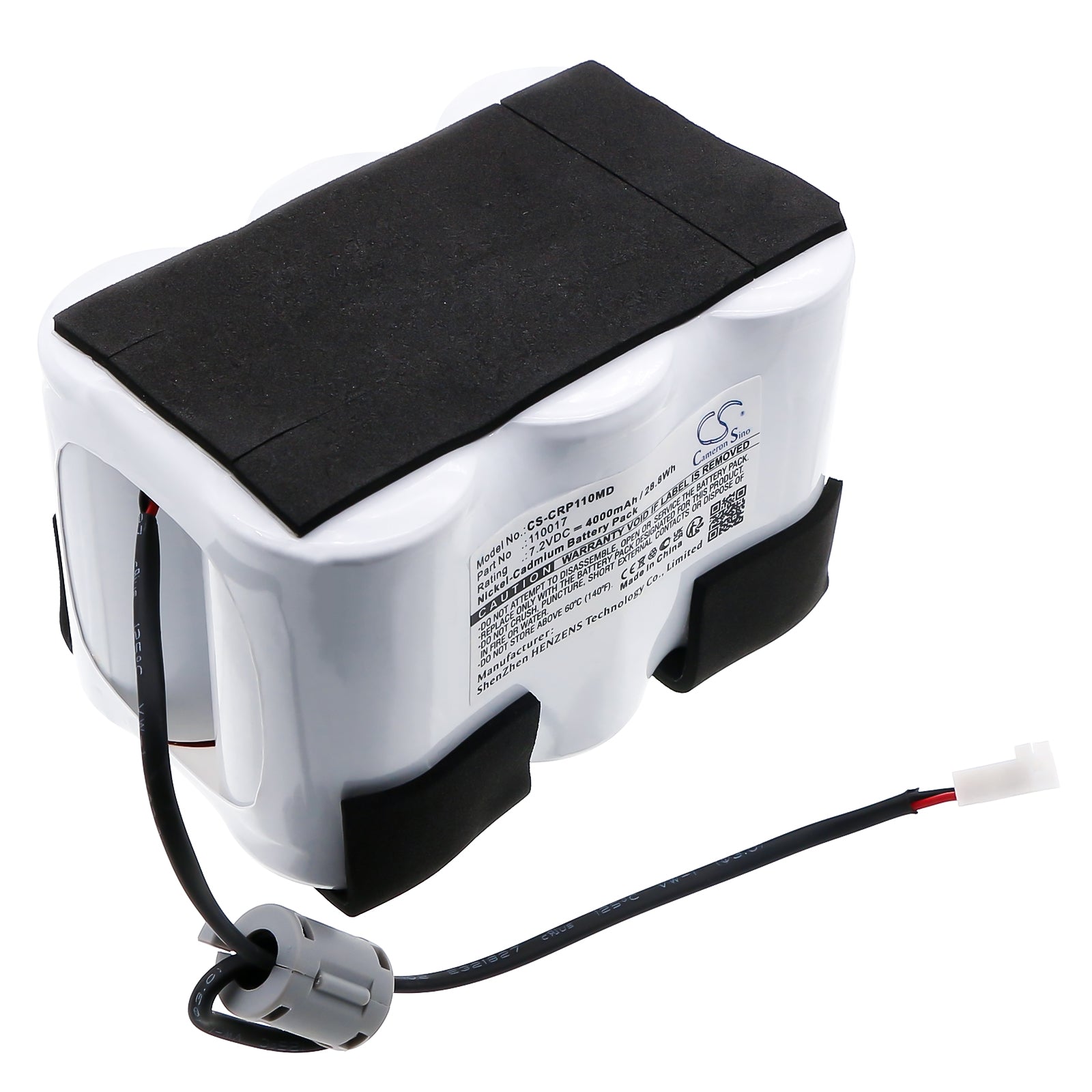 7.2V, Ni-CD, 4000mAh, Battery fits Criticon Oxyshuttle II+, 28.8Wh Medical Cameron Sino Technology Limited