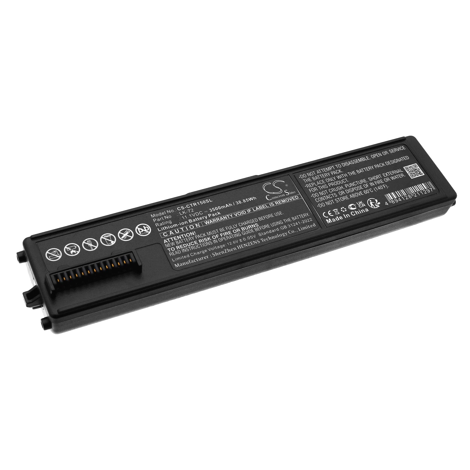 Canon Pixma TR150 Portable Printer Battery 11.1V 3500mAh Li Ion Replacement 38.85Wh Printer Cameron Sino Technology Limited