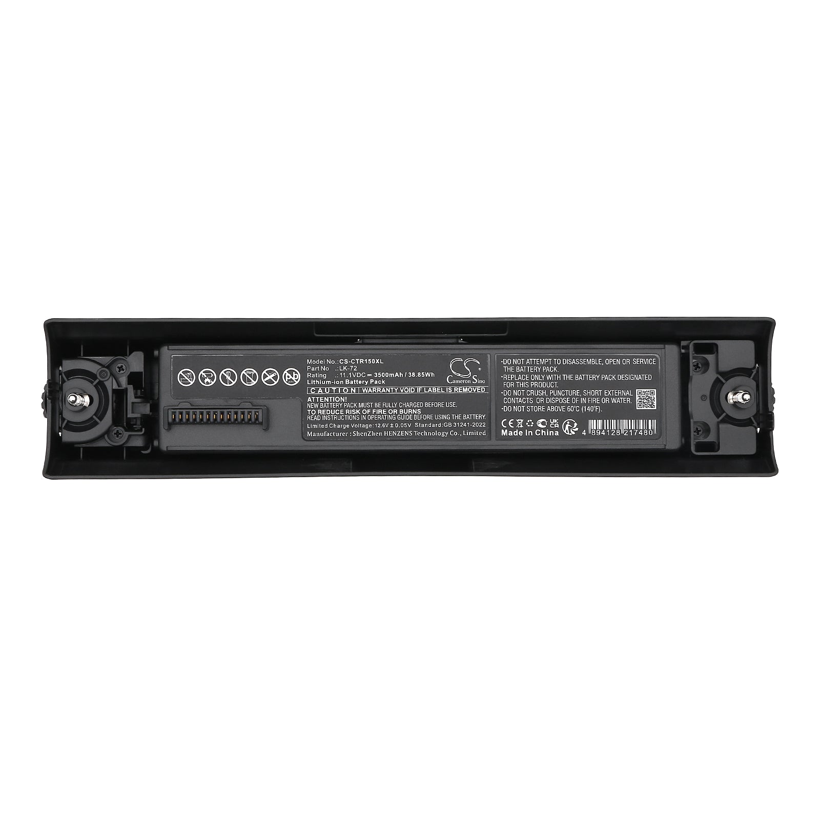 Canon Pixma TR150 Battery 11.1V 3500mAh Li Ion 38.85Wh Compatible with Canon 4228C002 4228C003 LK72 Printer Cameron Sino Technology Limited