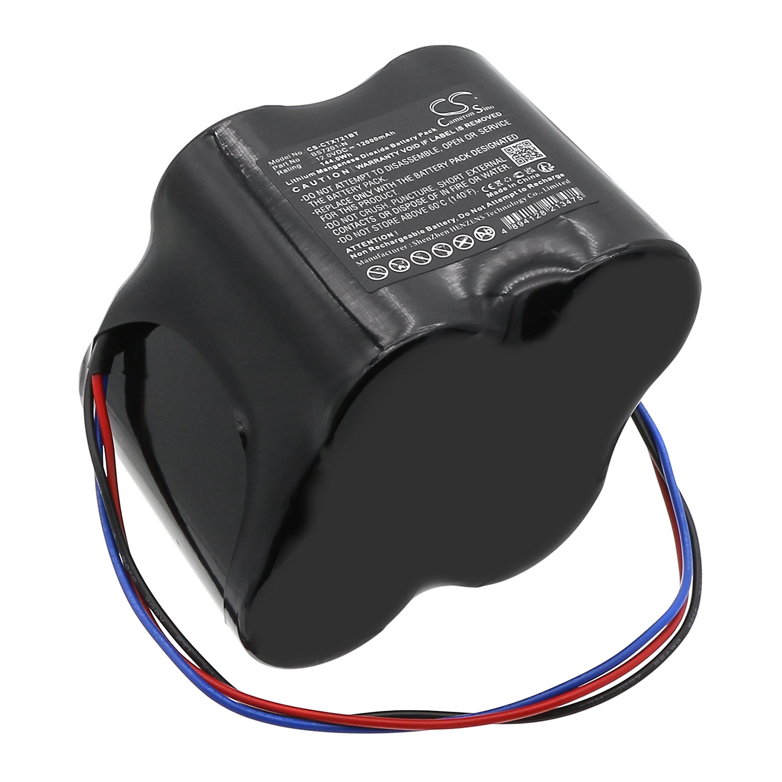 12V Li MnO2 Battery 12000mAh For Aritech AS270D Alarm System Cameron Sino Technology Limited