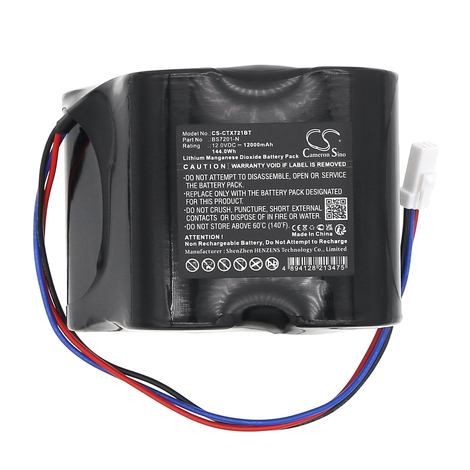 12V Li MnO2 Battery 12000mAh For Aritech AS270D Alarm System Cameron Sino Technology Limited