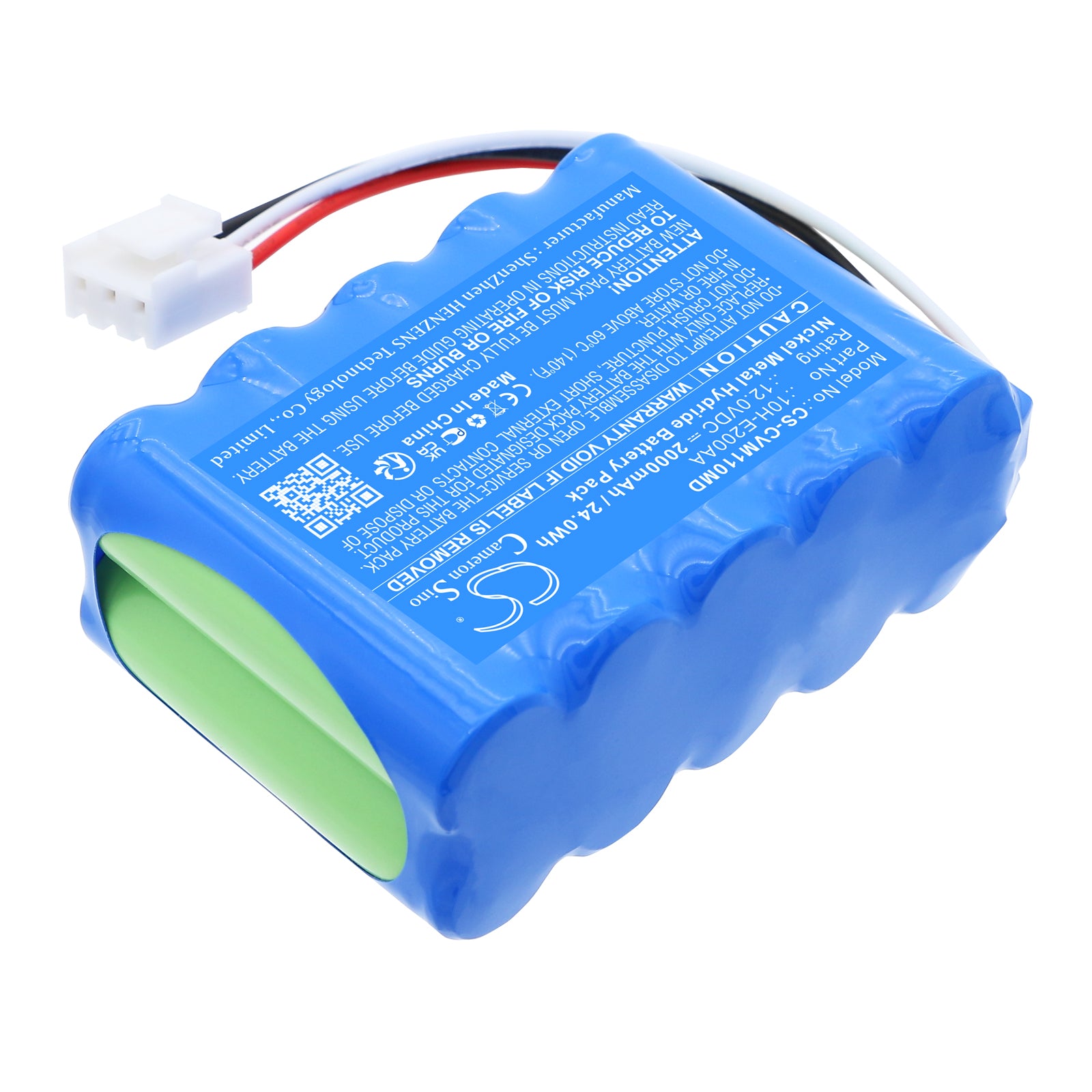 12V, Ni-MH, 2000mAh, Battery fits Care Vision MSC-V110, 24Wh Medical Cameron Sino Technology Limited