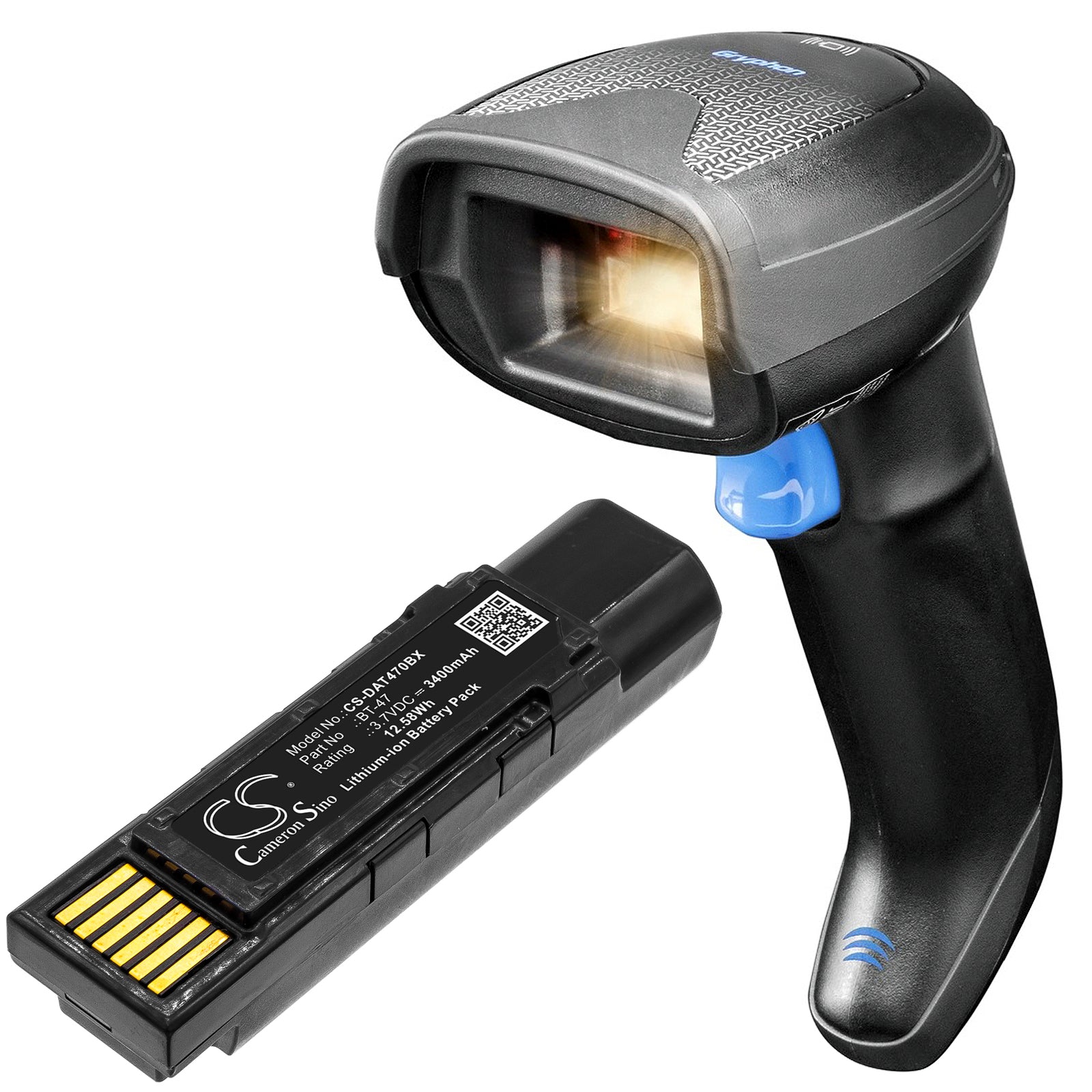 Li-ion, Barcode Scanner Battery fits Datalogic Gbt4500, Gm4500, 3.7V, 3400mAh Barcode Scanner Cameron Sino Technology Limited