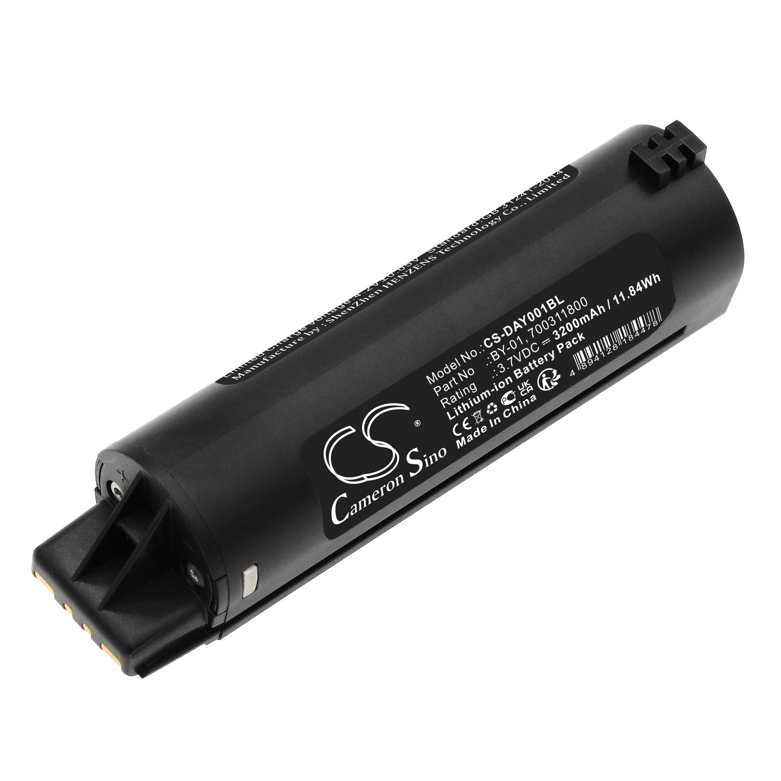 Li-ion, Barcode Scanner Battery fits Datalogic By-01, 3.7V, 3200mAh Barcode Scanner Cameron Sino Technology Limited