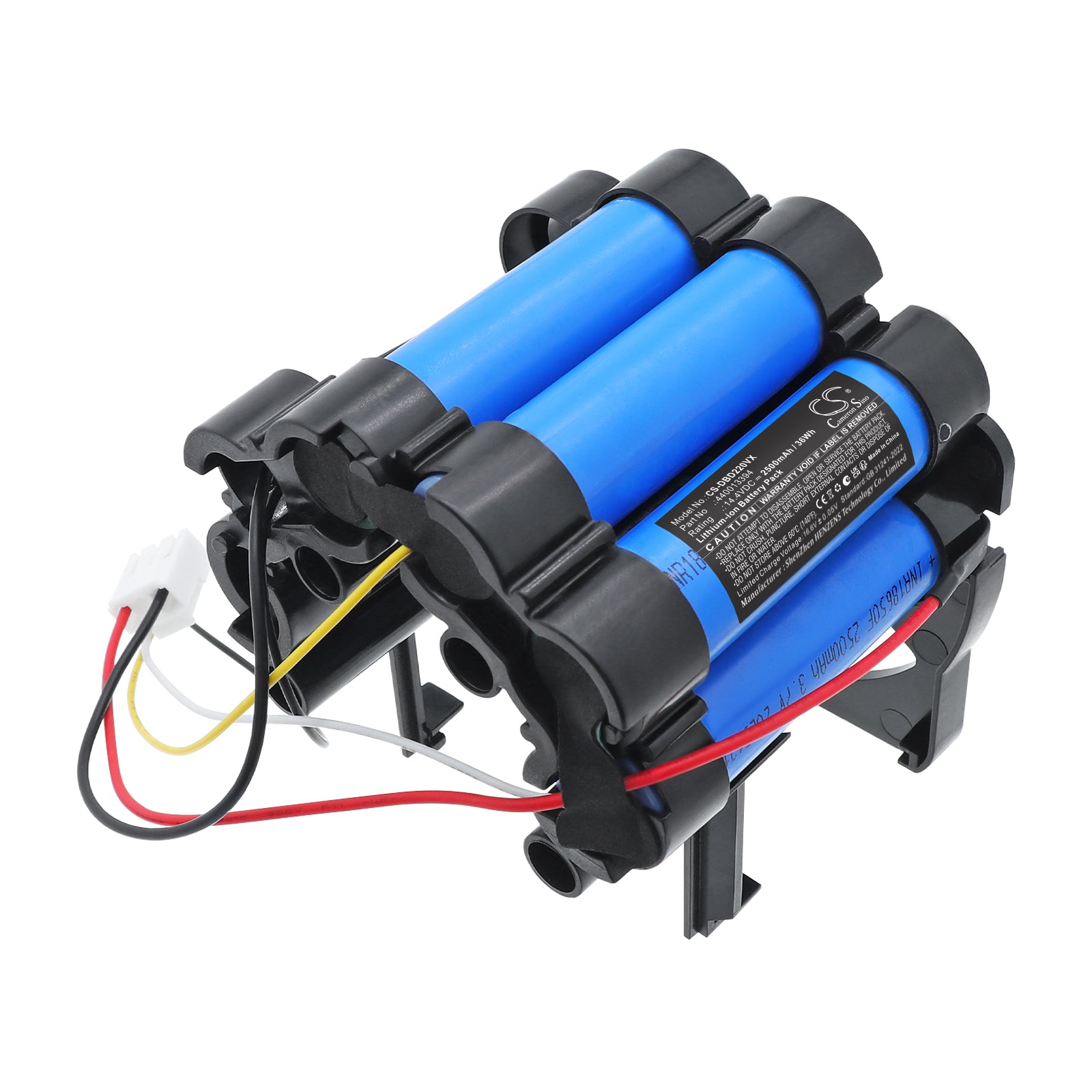 14.4V, Li-ion, 2500mAh, Battery fits Dirt Devil BD22052, Power Swerve Pet Vacuum, 36Wh Vacuum Cameron Sino Technology Limited