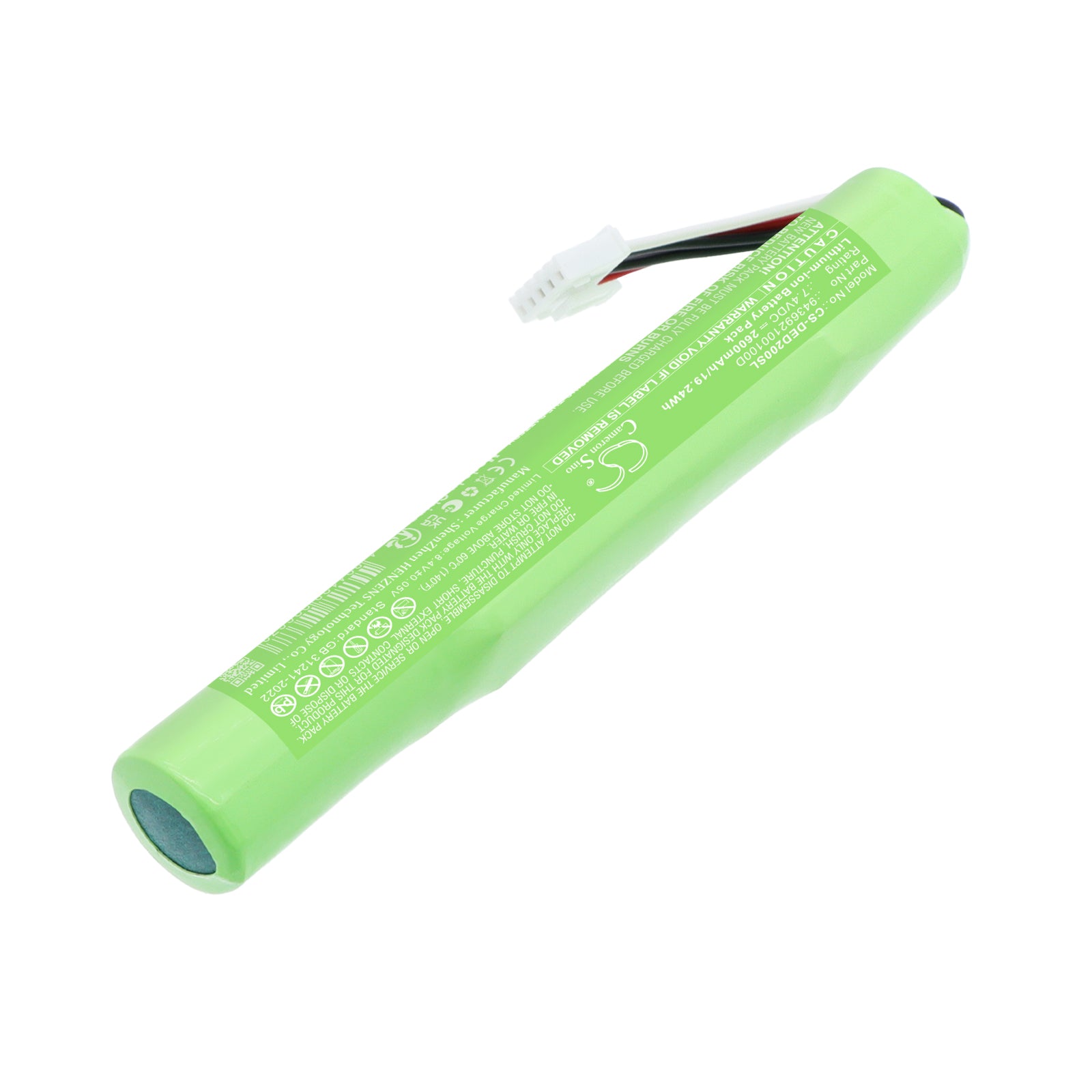 7.4V, Li-ion, 2600mAh, Battery fits Denon Envaya DSB-200, 19.24Wh Speaker Cameron Sino Technology Limited