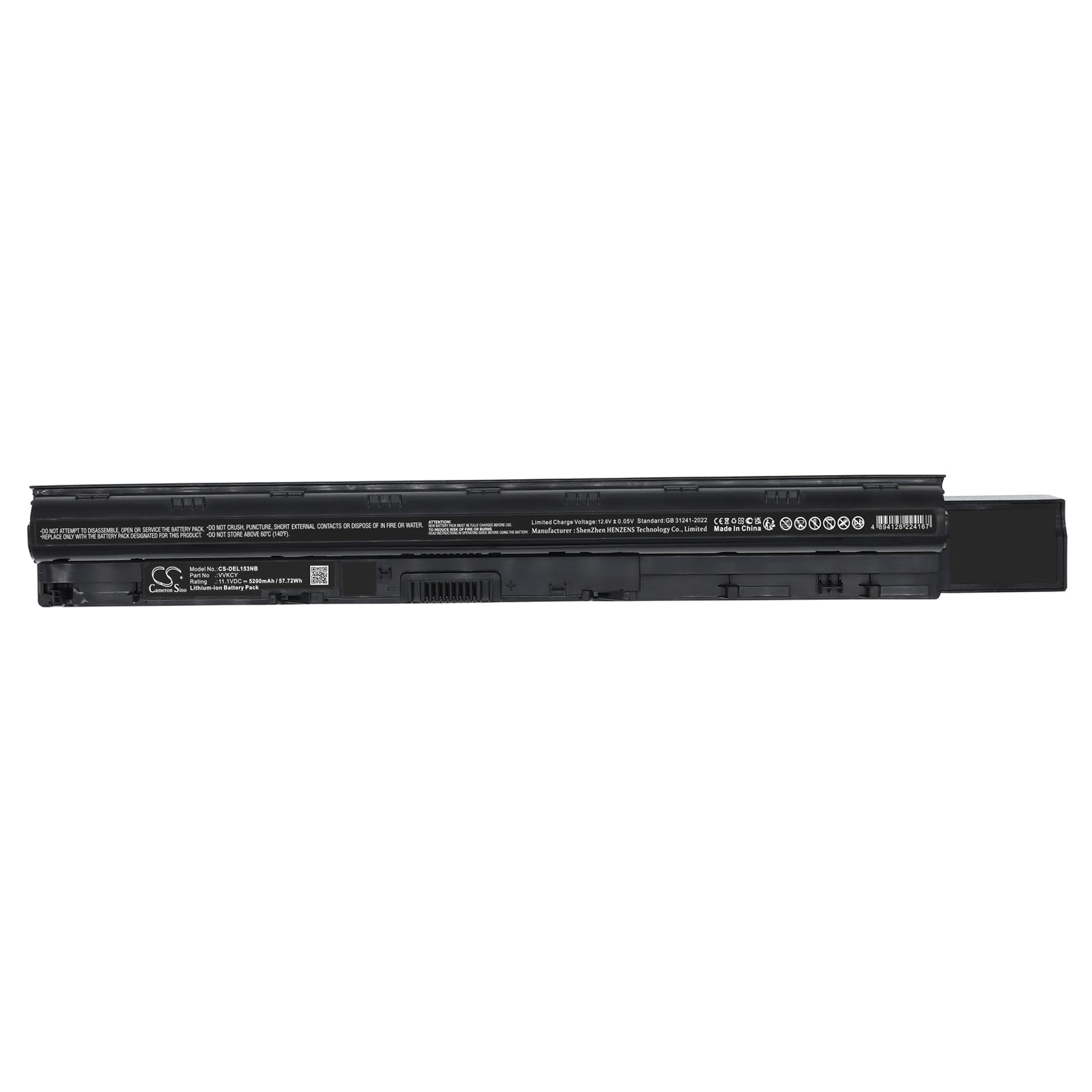 11.1V, Li-ion, 5200mAh, Battery fits Dell Latitude 15 3570, Latitude 3560, 57.72Wh Notebook, Laptop Cameron Sino Technology Limited