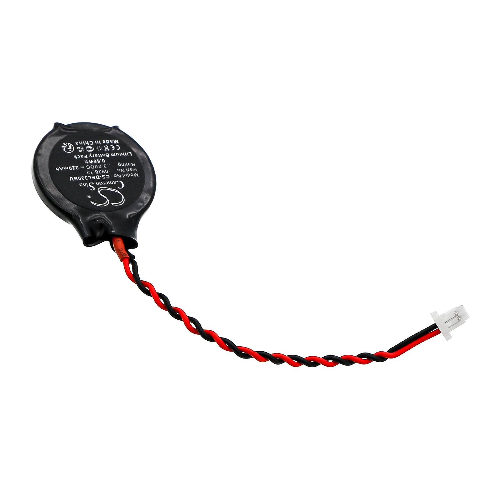 3V, Lithium, 220mAh, Battery fits Dell Latitude 3330, Latitude E4310, 0.66Wh CMOS / BackUp Cameron Sino Technology Limited