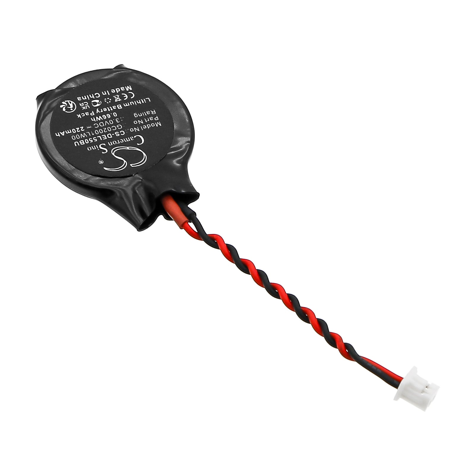 3V, Lithium, 220mAh, Battery fits Dell Latitude E5550, Latitude E5560, 0.66Wh CMOS / BackUp Cameron Sino Technology Limited