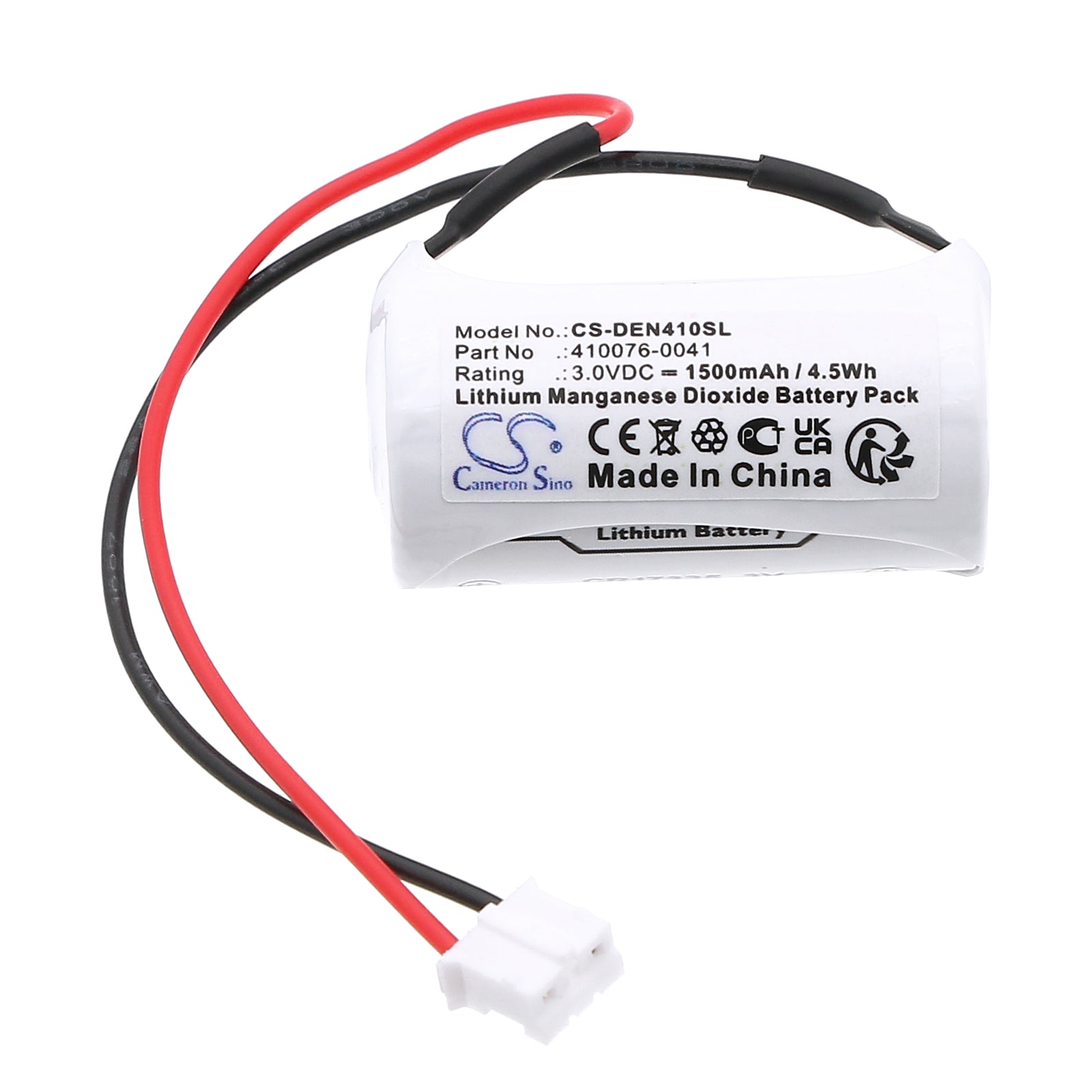 3V, Li-MnO2, 1500mAh, Battery fits Denso 410076-0041, 4.5Wh PLC Cameron Sino Technology Limited