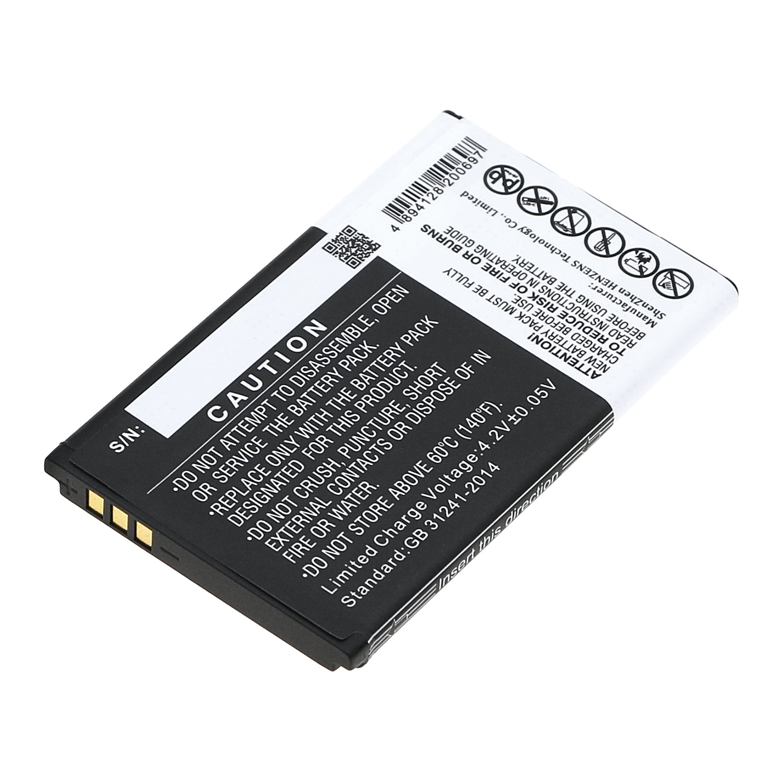 Li-ion, Mobile, SmartPhone Battery fits Doro Primo 368, 3.7V, 1000mAh Mobile, SmartPhone Cameron Sino Technology Limited