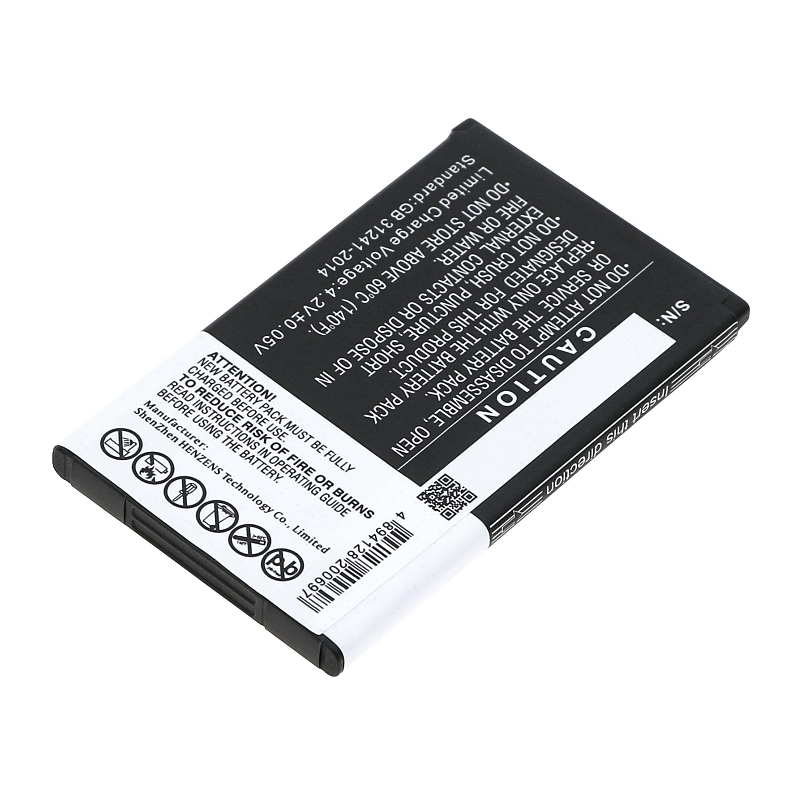 Li-ion, Mobile, SmartPhone Battery fits Doro Primo 368, 3.7V, 1000mAh Mobile, SmartPhone Cameron Sino Technology Limited
