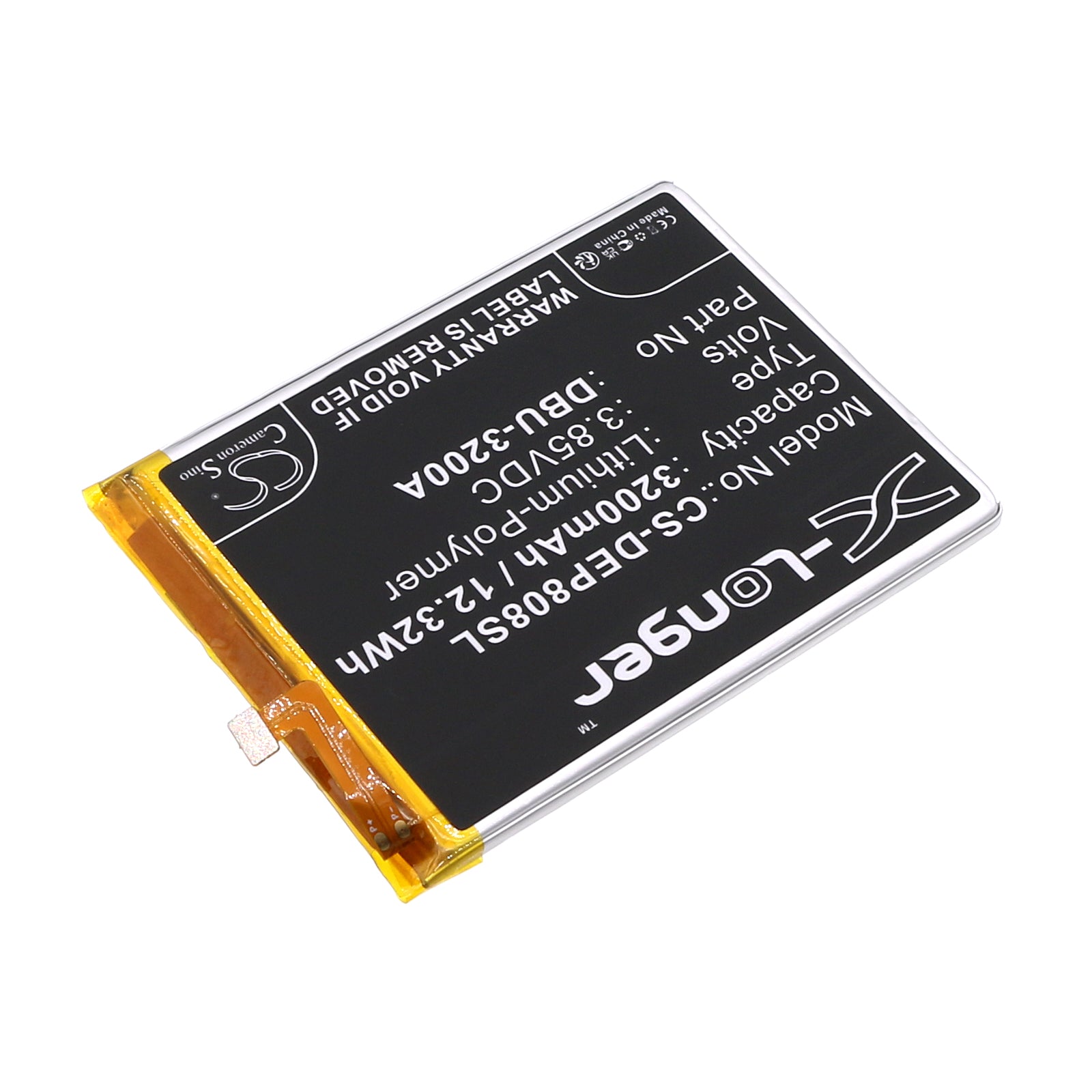 Li-Polymer, Mobile, SmartPhone Battery fits Doro 8050, 8080, 3.85V, 3200mAh Mobile, SmartPhone Cameron Sino Technology Limited