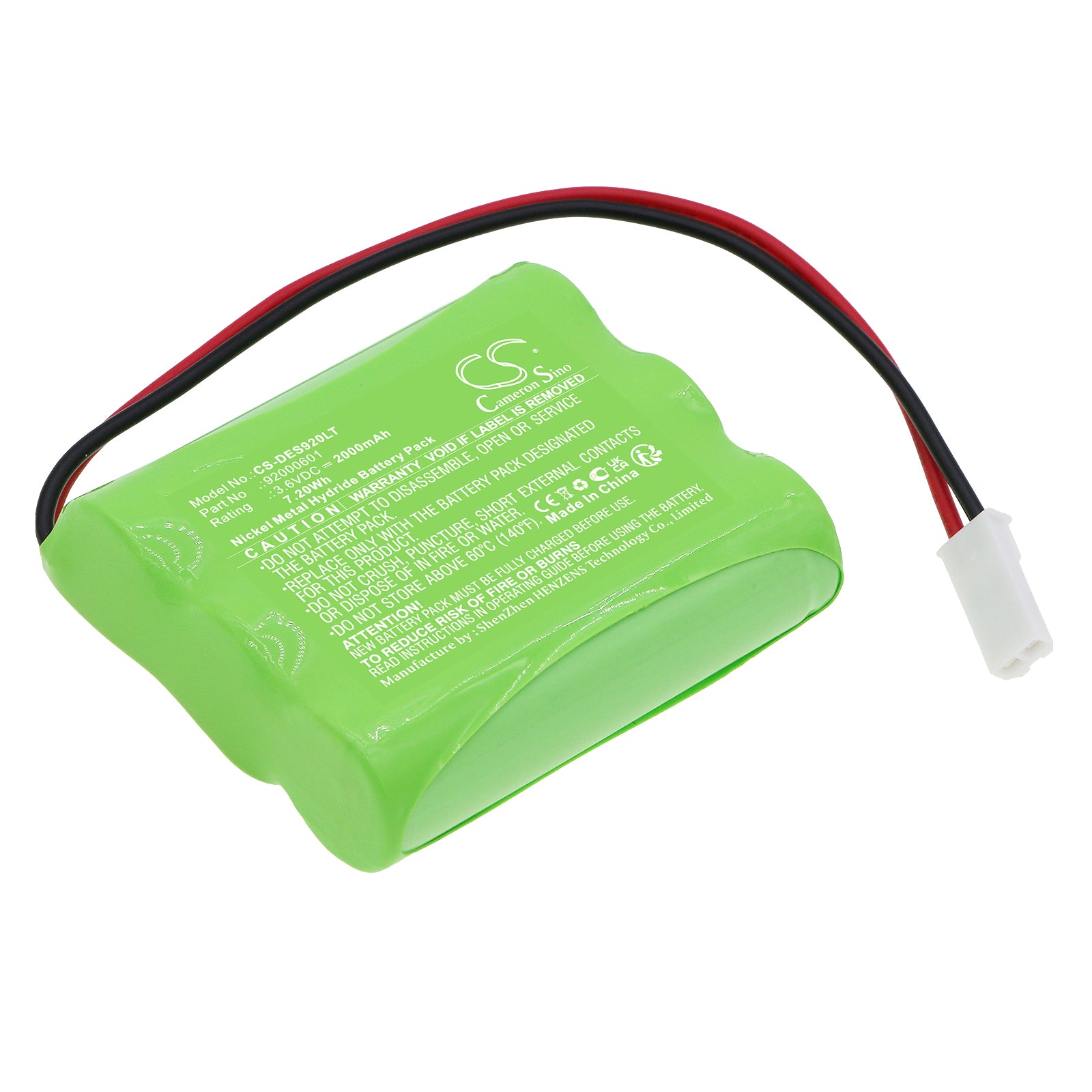 Ni-MH, Solar Battery Battery fits Dee Solar, 3.6V, 2000mAh Solar Battery Cameron Sino Technology Limited