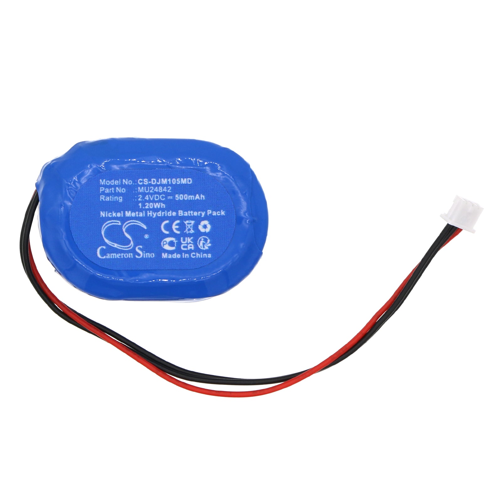 Ni-MH, Medical Battery fits Air Shields-vickers Jm105 Jaundice Meter, Drager Jaundice Meter Jm-105, 2.4V, 500mAh Medical Cameron Sino Technology Limited