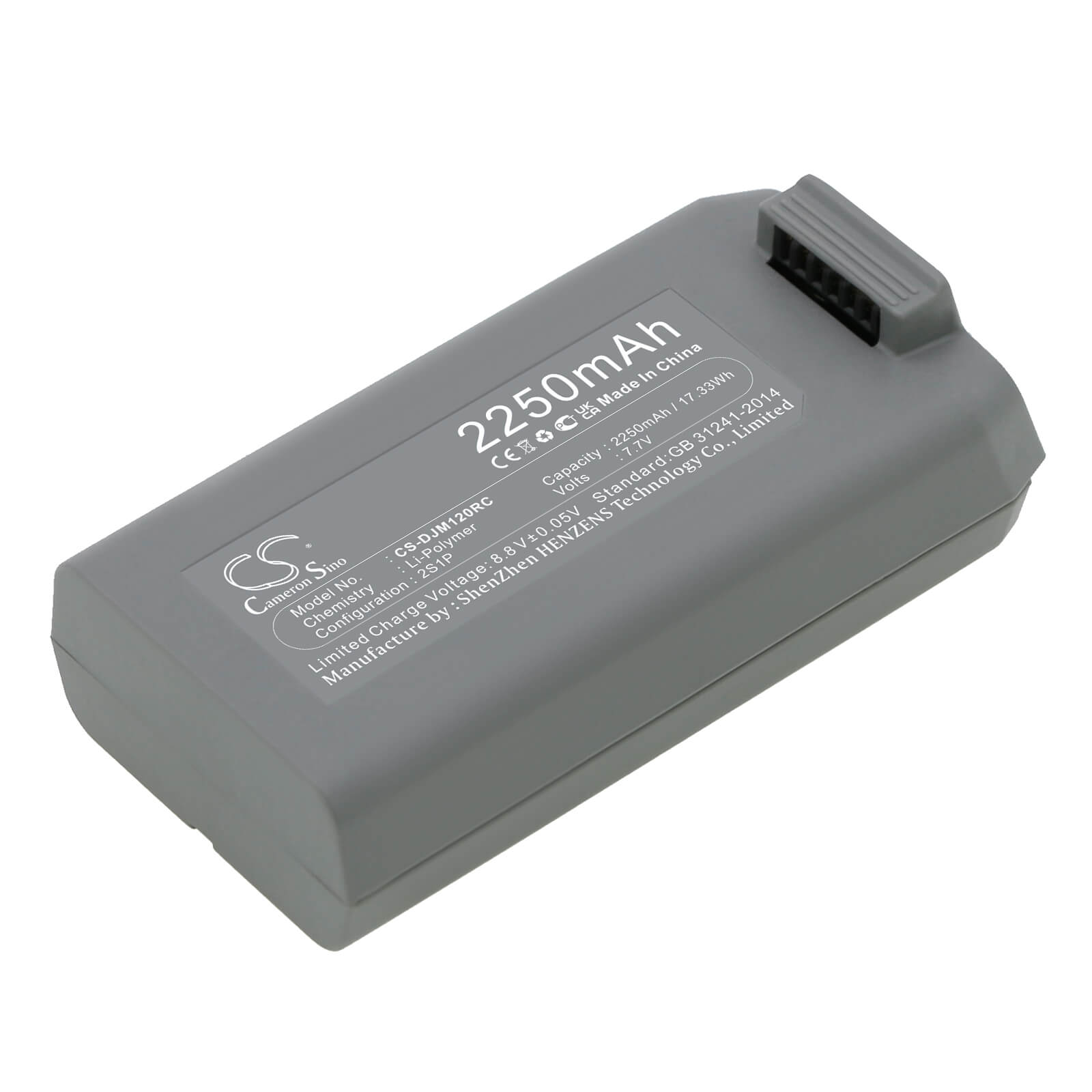 Li-ion Battery fits Dji, Mavic Mini 2 7.7V, 2250mAh Drones Cameron Sino Technology Limited