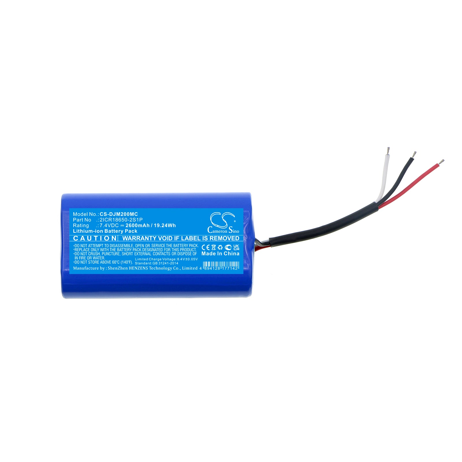 Li-ion, Camera Battery fits Dji Mobile 3, Mobile 4, 7.4V, 2600mAh Camera Cameron Sino Technology Limited