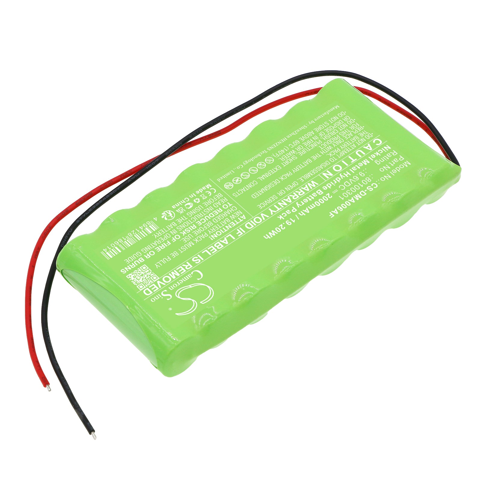 Ni-MH, Automatic Doors Battery fits Dorma Atd006, 9.6V, 2000mAh Automatic Doors Cameron Sino Technology Limited