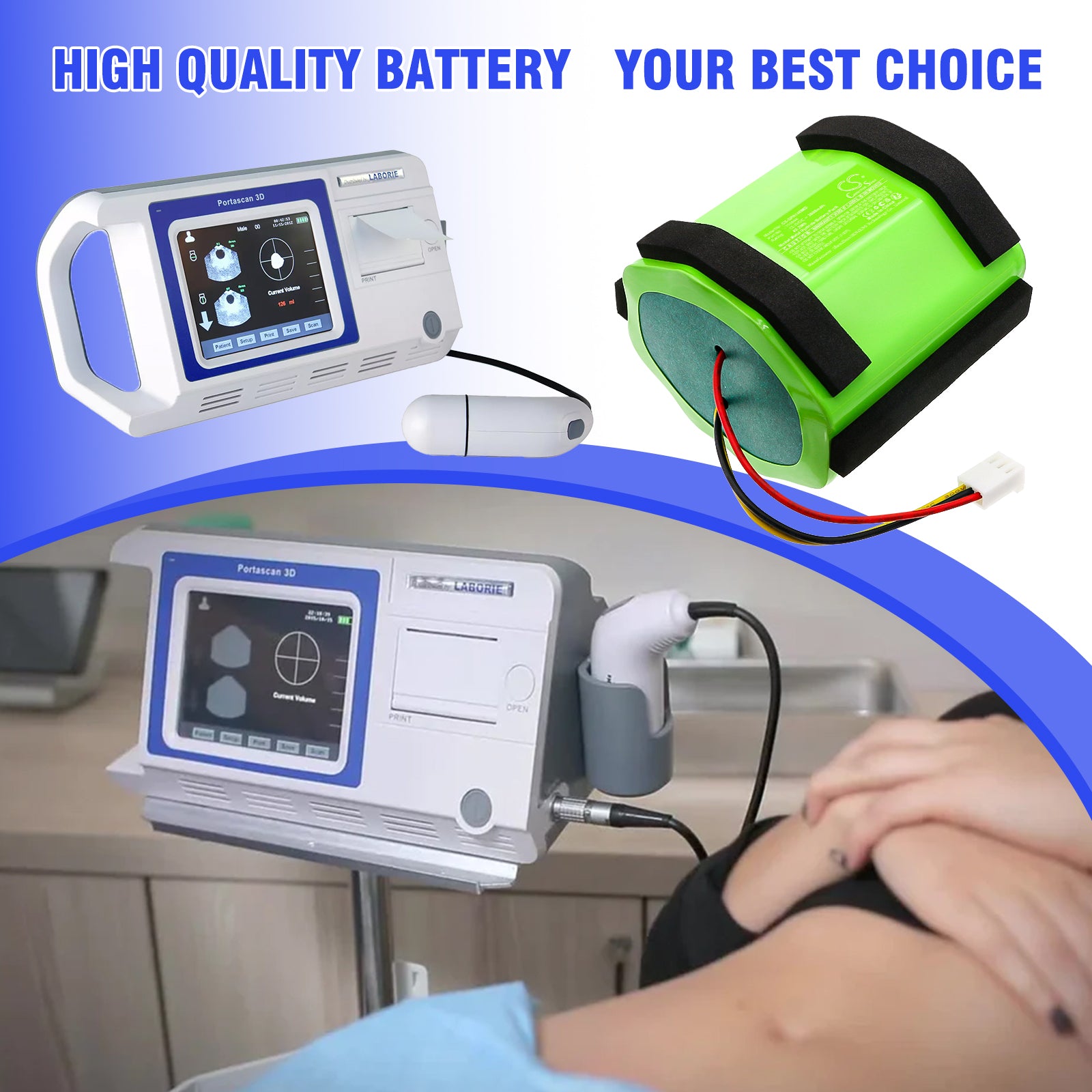 12V, Ni-MH, 3600mAh, Battery fits Mediwatch PA-00141, PA-00250, 43.2Wh Medical Cameron Sino Technology Limited