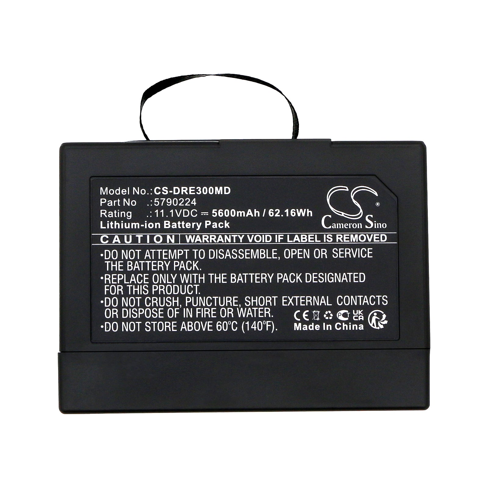 Li-ion, Medical Battery fits Drager Oxylog Ve300, 11.1V, 5600mAh Medical Cameron Sino Technology Limited
