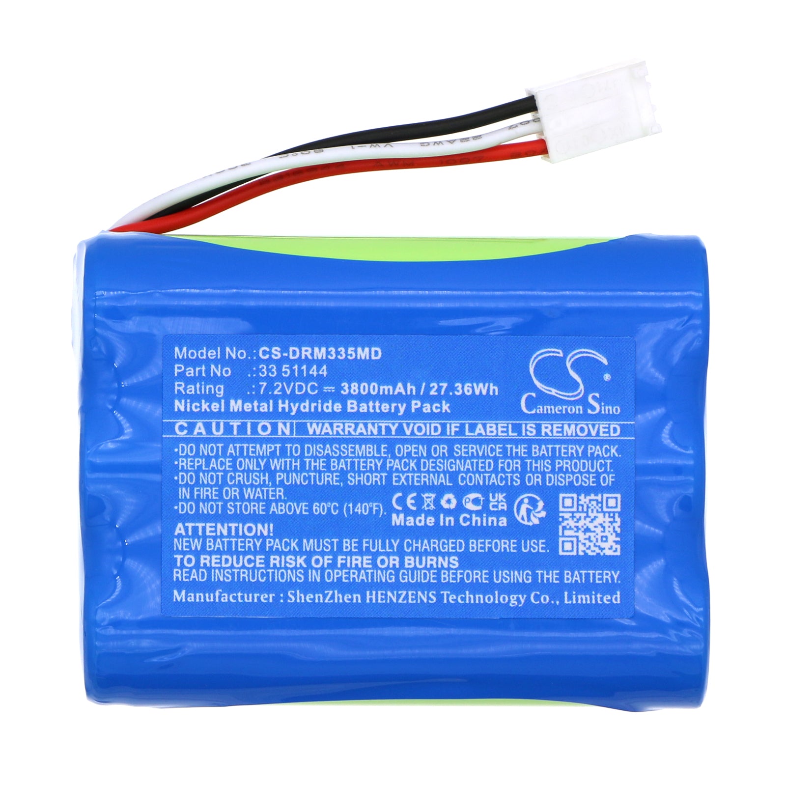 Ni-MH, Medical Battery fits Drager Pss Merlin, 7.2V, 3800mAh Medical Cameron Sino Technology Limited