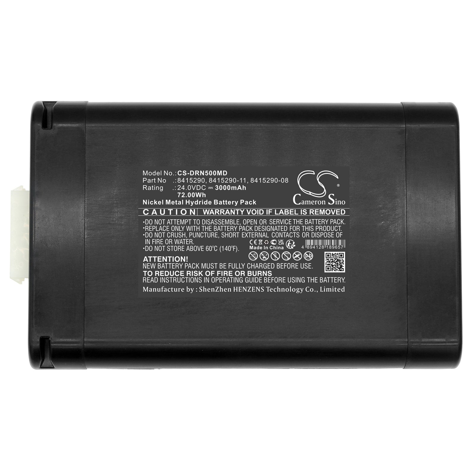 Ni-MH, Medical Battery fits Drager Babylog Vn500, Evita V300, 24.0V, 3000mAh Medical Cameron Sino Technology Limited