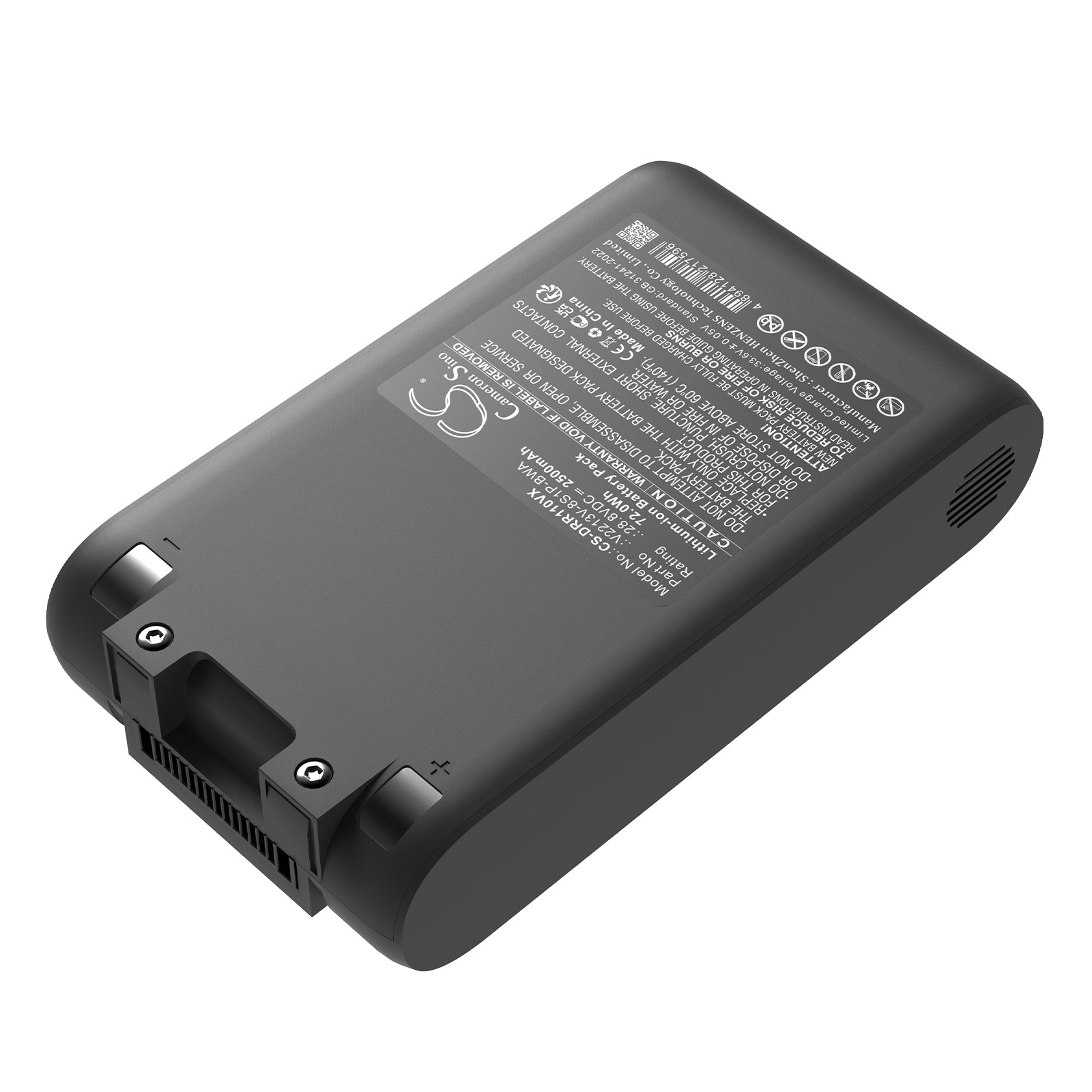 28.8V, Li-ion, 2500mAh, Battery fits Dreame R10 Pro, R10 Pro Cordless Vacuum Cleaner, 72Wh Vacuum Cameron Sino Technology Limited
