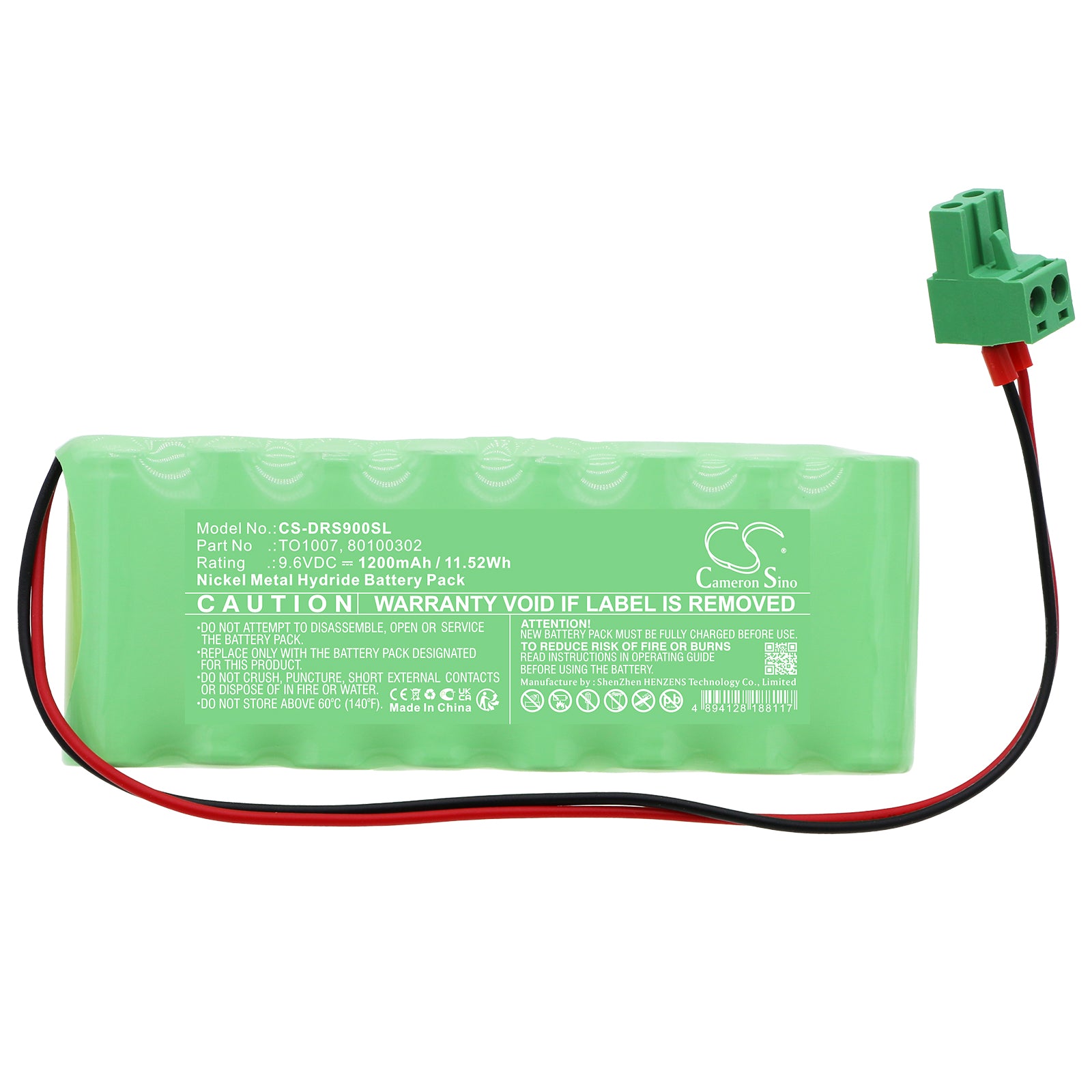 Ni-MH, Automatic Doors Battery fits Dorma Adt006, Adt007, 9.6V, 1200mAh Automatic Doors Cameron Sino Technology Limited