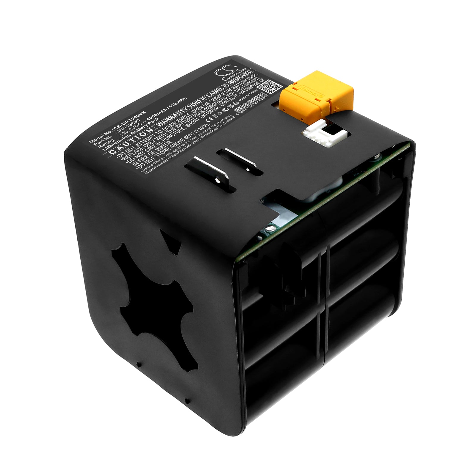 29.6V, Li-ion, 4000mAh, Battery fits Dreame Mova T20, 118.4Wh Vacuum Cameron Sino Technology Limited