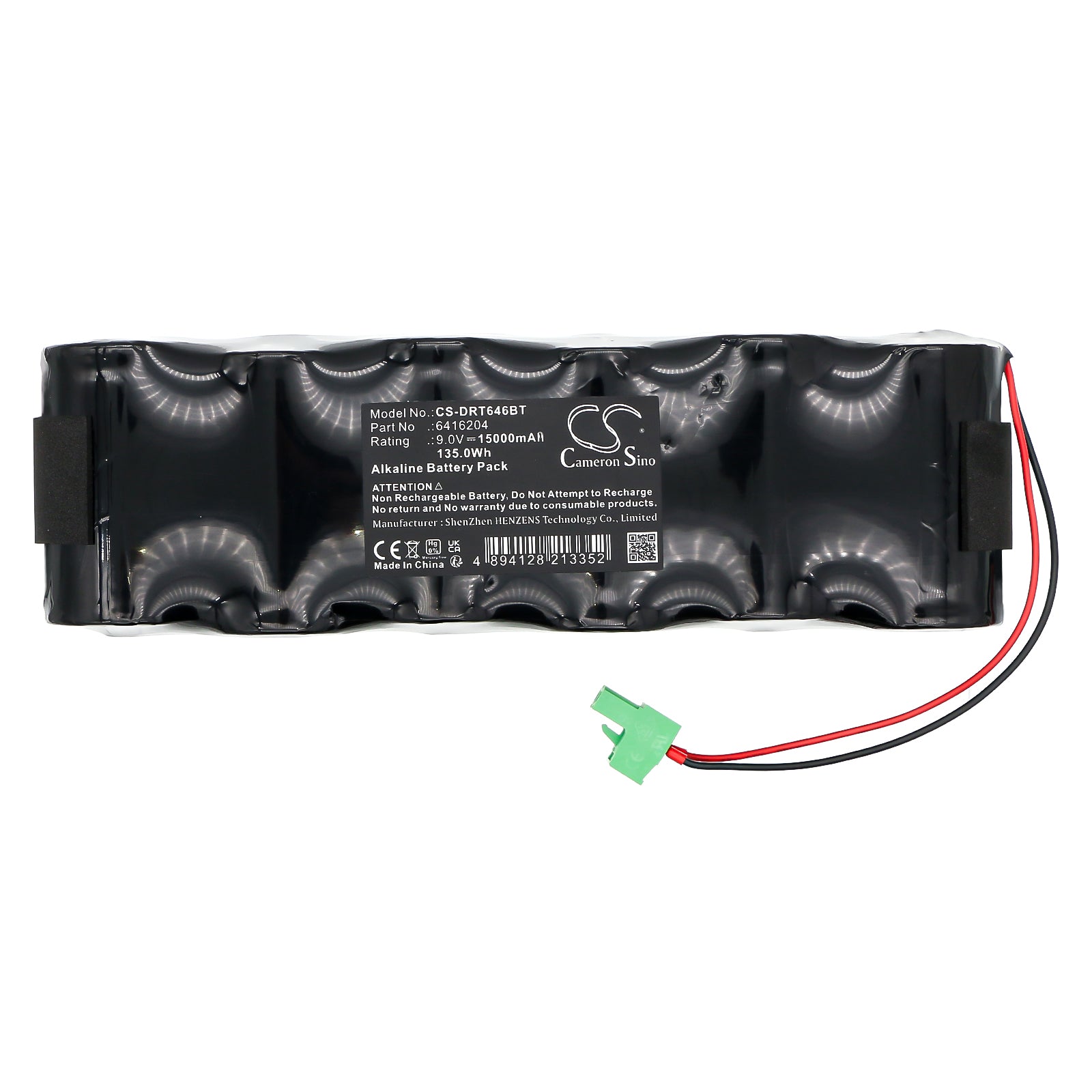 9V Alkaline Battery 15000mAh 135Wh For Delta Dore BPX Sirene SEFRx Alarm Systems Home Security Alarm System Cameron Sino Technology Limited